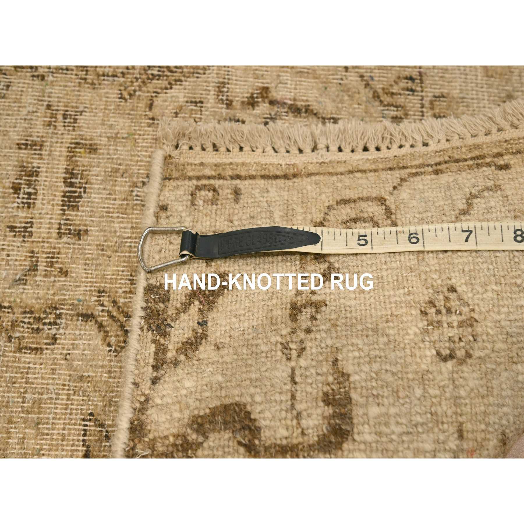 Overdyed-Vintage-Hand-Knotted-Rug-381035