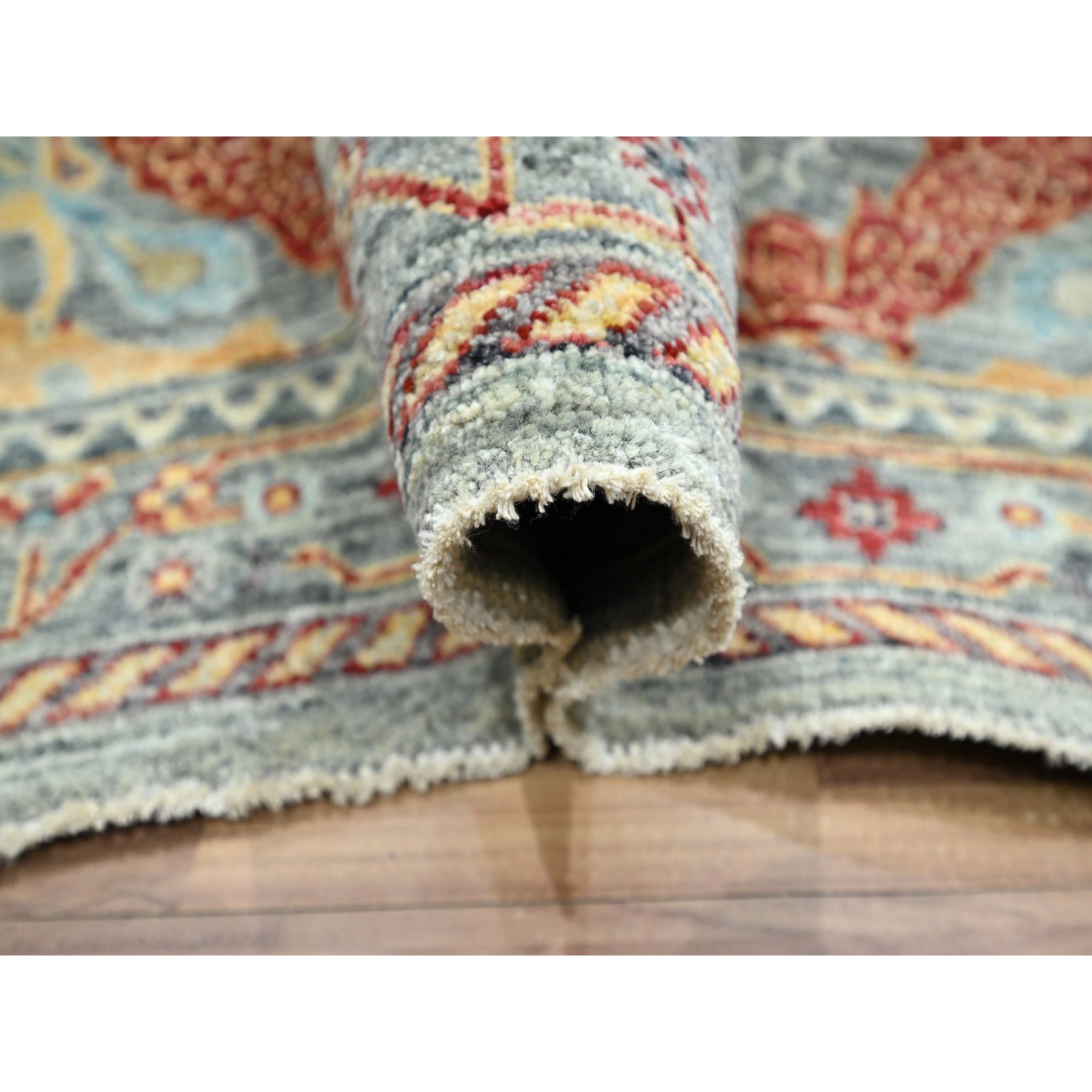 Tribal-Geometric-Hand-Knotted-Rug-382165