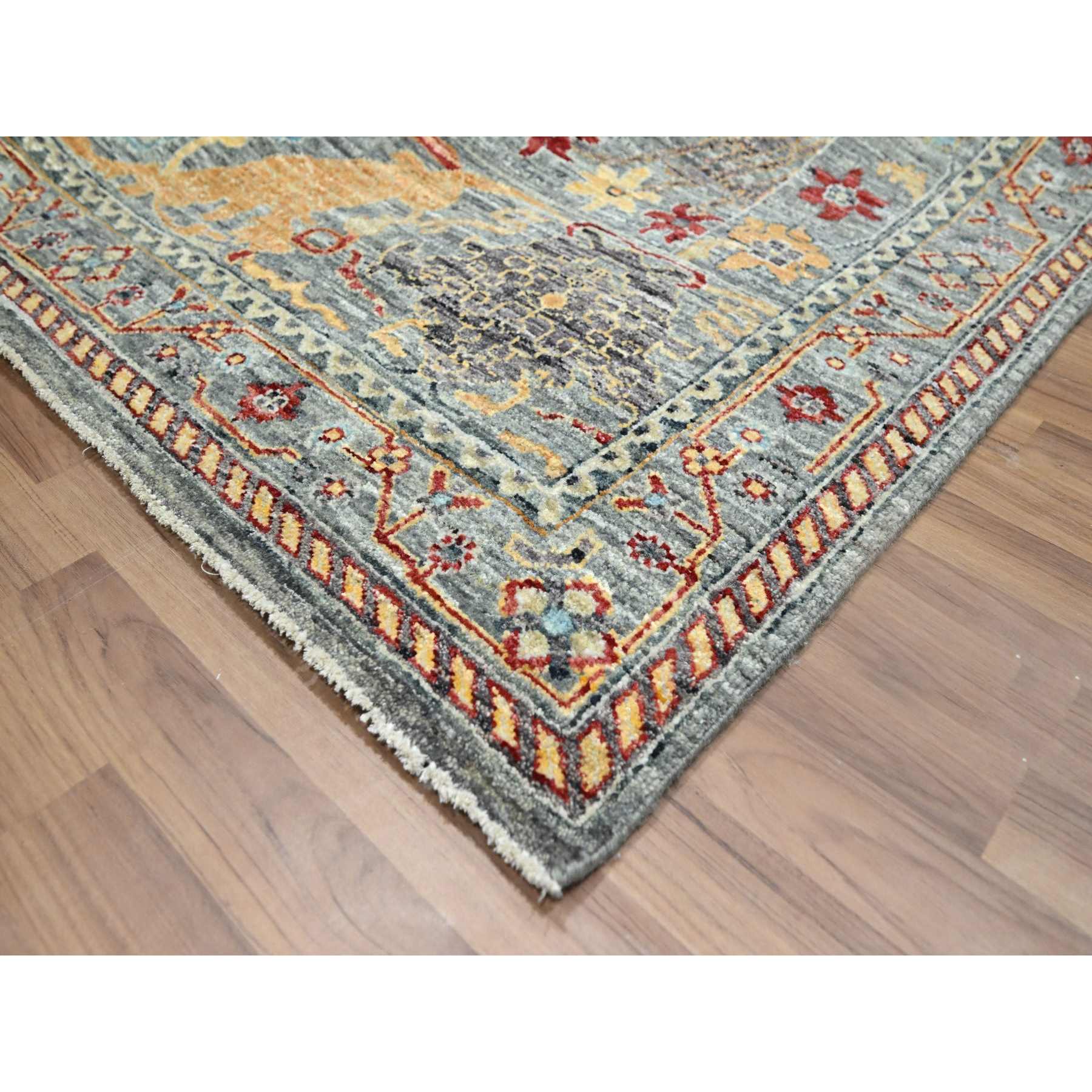 Tribal-Geometric-Hand-Knotted-Rug-382165