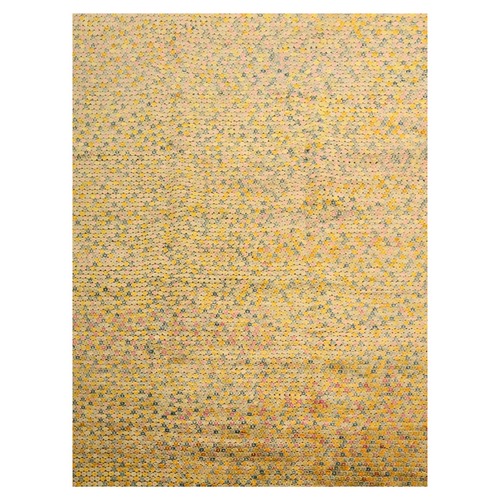 Amber Gold, THE BUTTONS, Sari Silk, Hand Knotted, Soft to the Touch, Oriental 