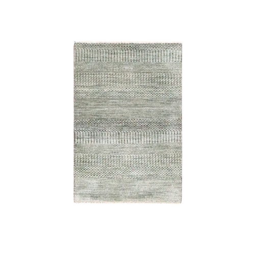 Cedar Brown, Hand Knotted, Wool with touch of Silk, Tone on Tone, Lush and Plush, Sample, Modern Grass Design, Mat, Oriental 