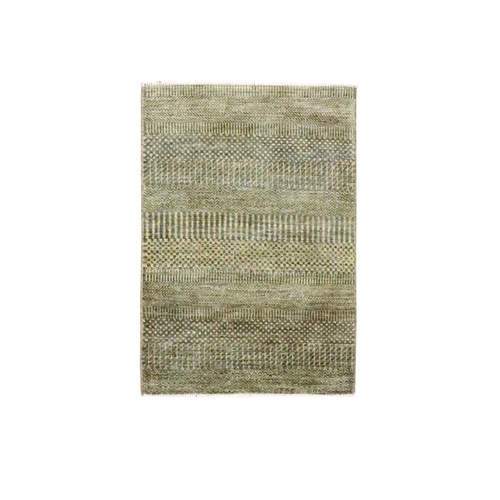Golden Brown, Tone on Tone, Lush and Plush, Sample, Modern Grass Design, Hand Knotted, Wool with touch of Silk, Mat, Oriental 