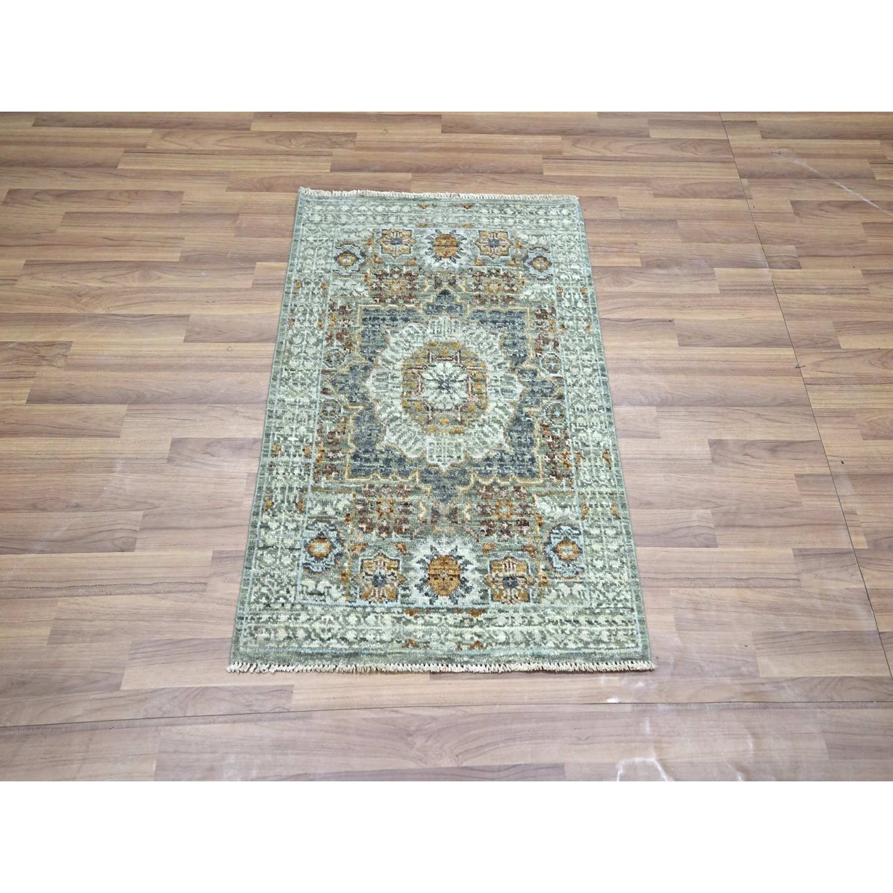 Mamluk-Hand-Knotted-Rug-384080
