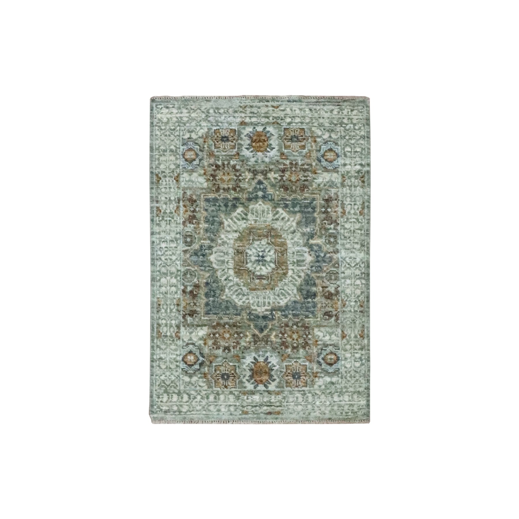 Mamluk-Hand-Knotted-Rug-384085