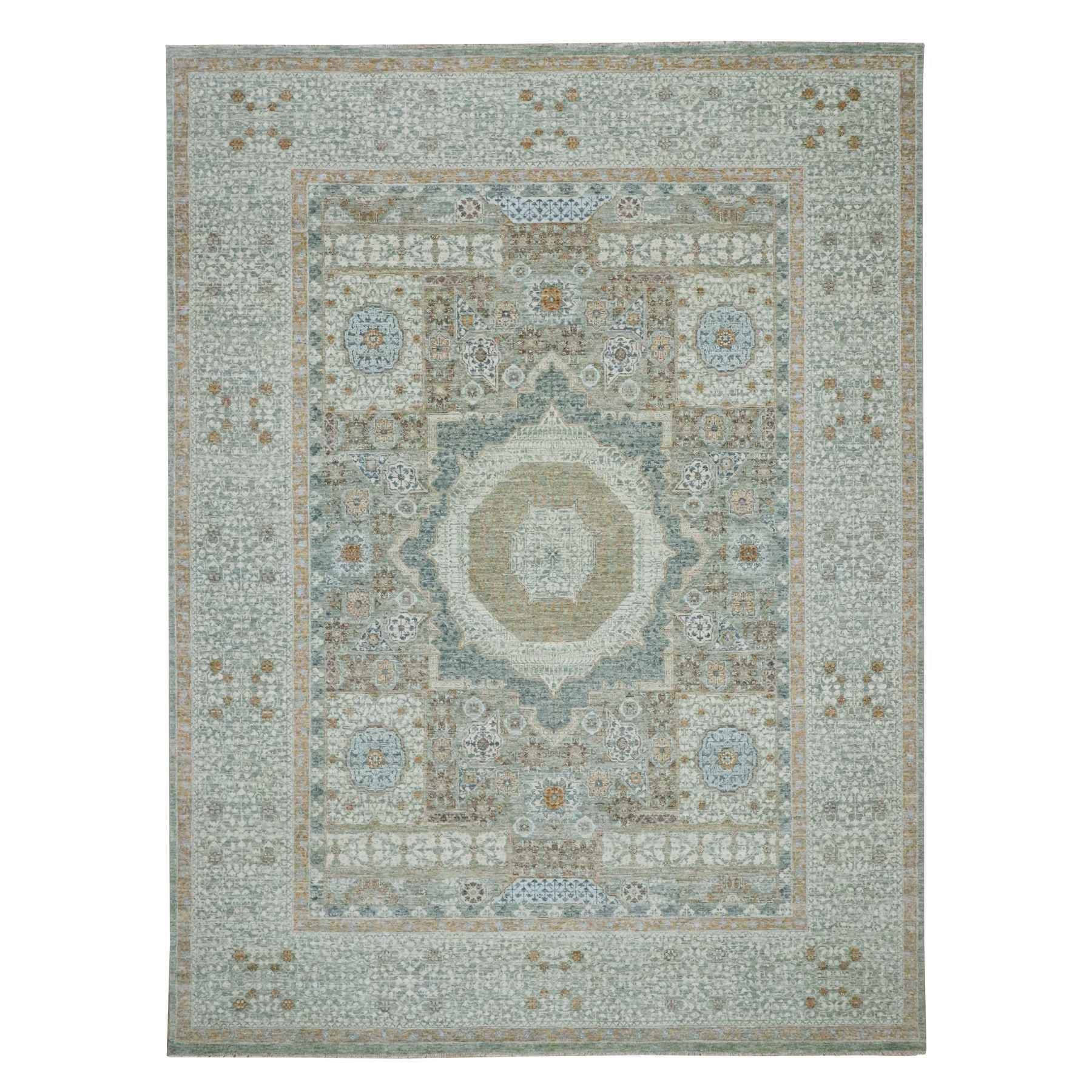 Mamluk-Hand-Knotted-Rug-384255