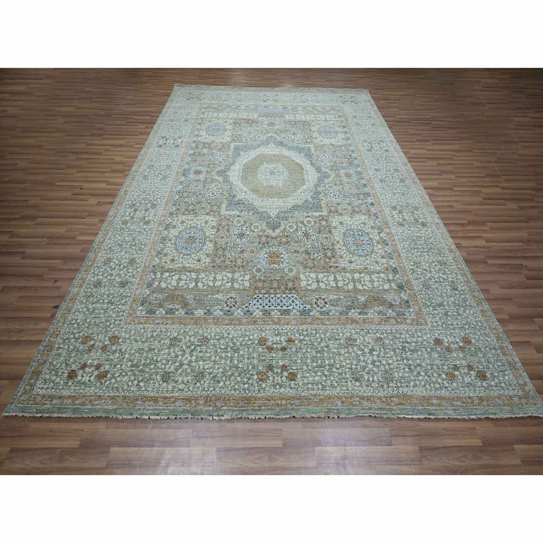 Mamluk-Hand-Knotted-Rug-384255