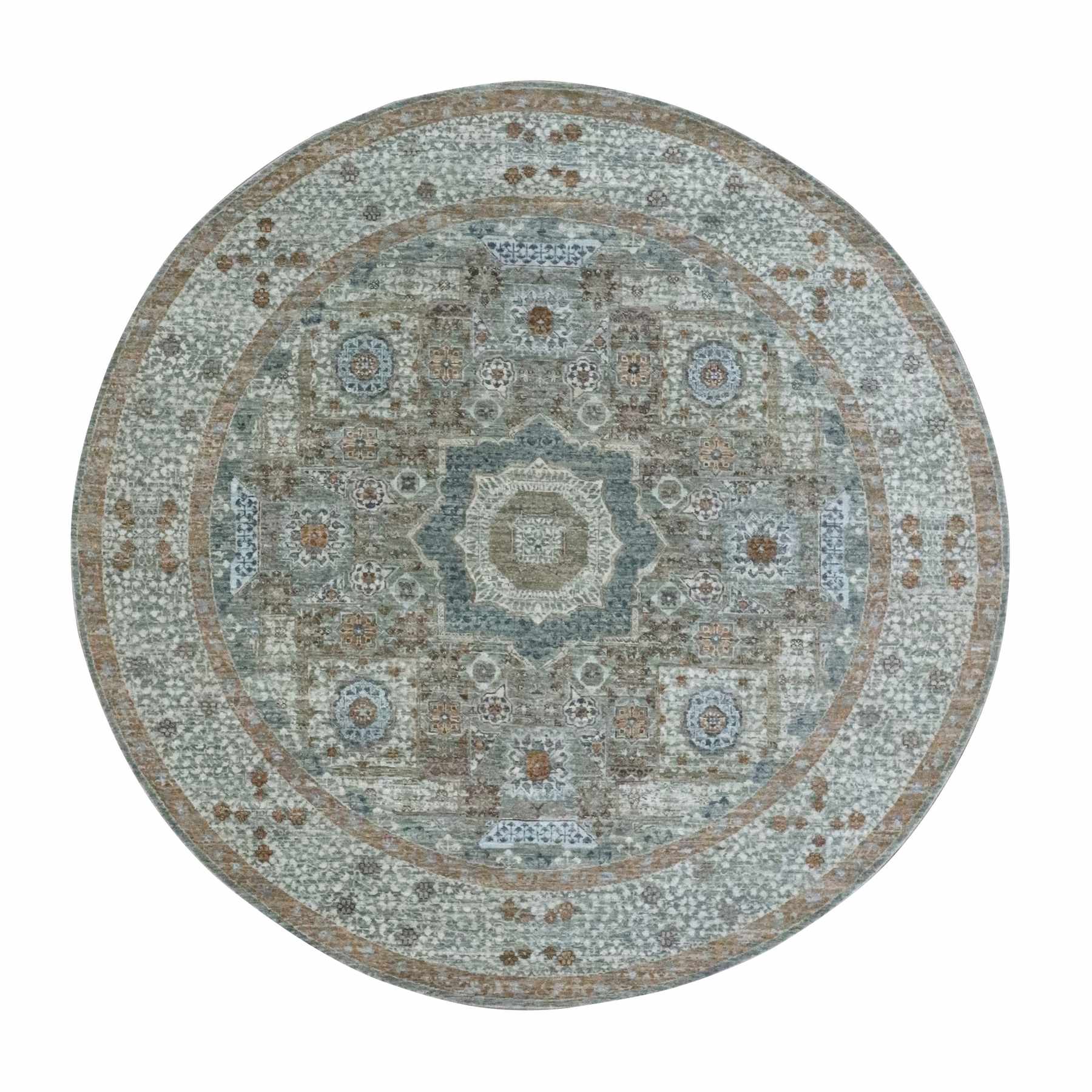 Mamluk-Hand-Knotted-Rug-384335