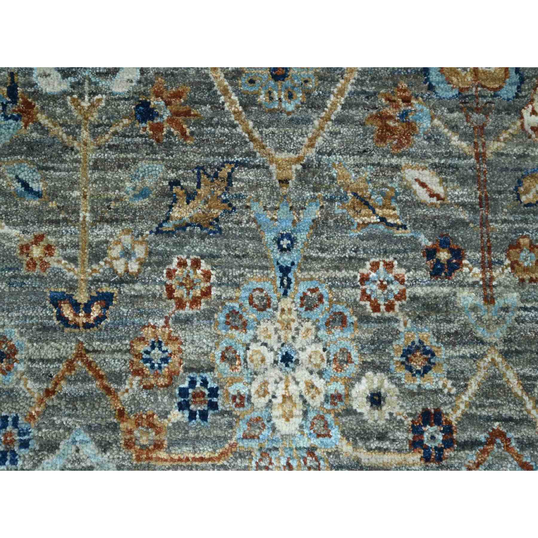 Oushak-And-Peshawar-Hand-Knotted-Rug-383950