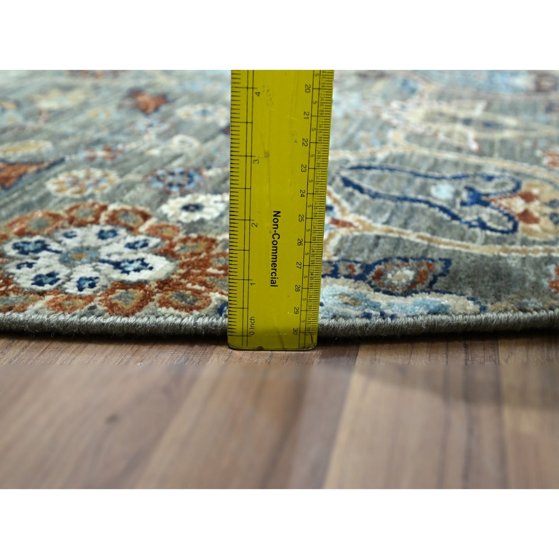 Oushak-And-Peshawar-Hand-Knotted-Rug-383950