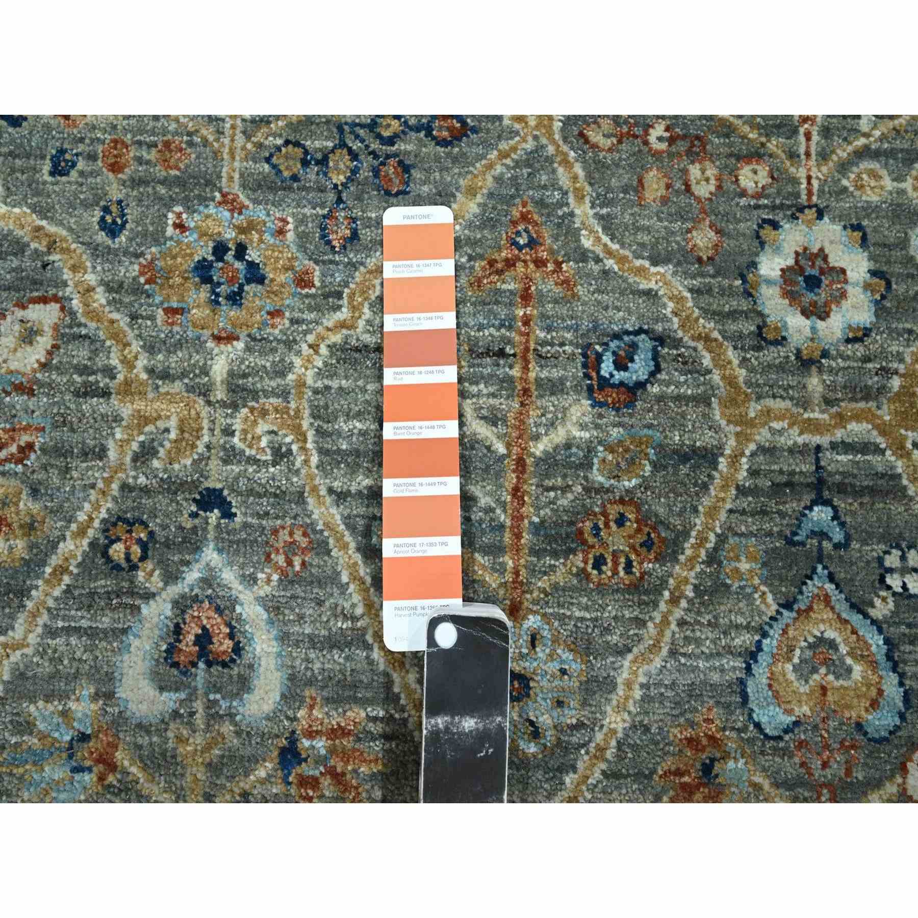 Oushak-And-Peshawar-Hand-Knotted-Rug-383955