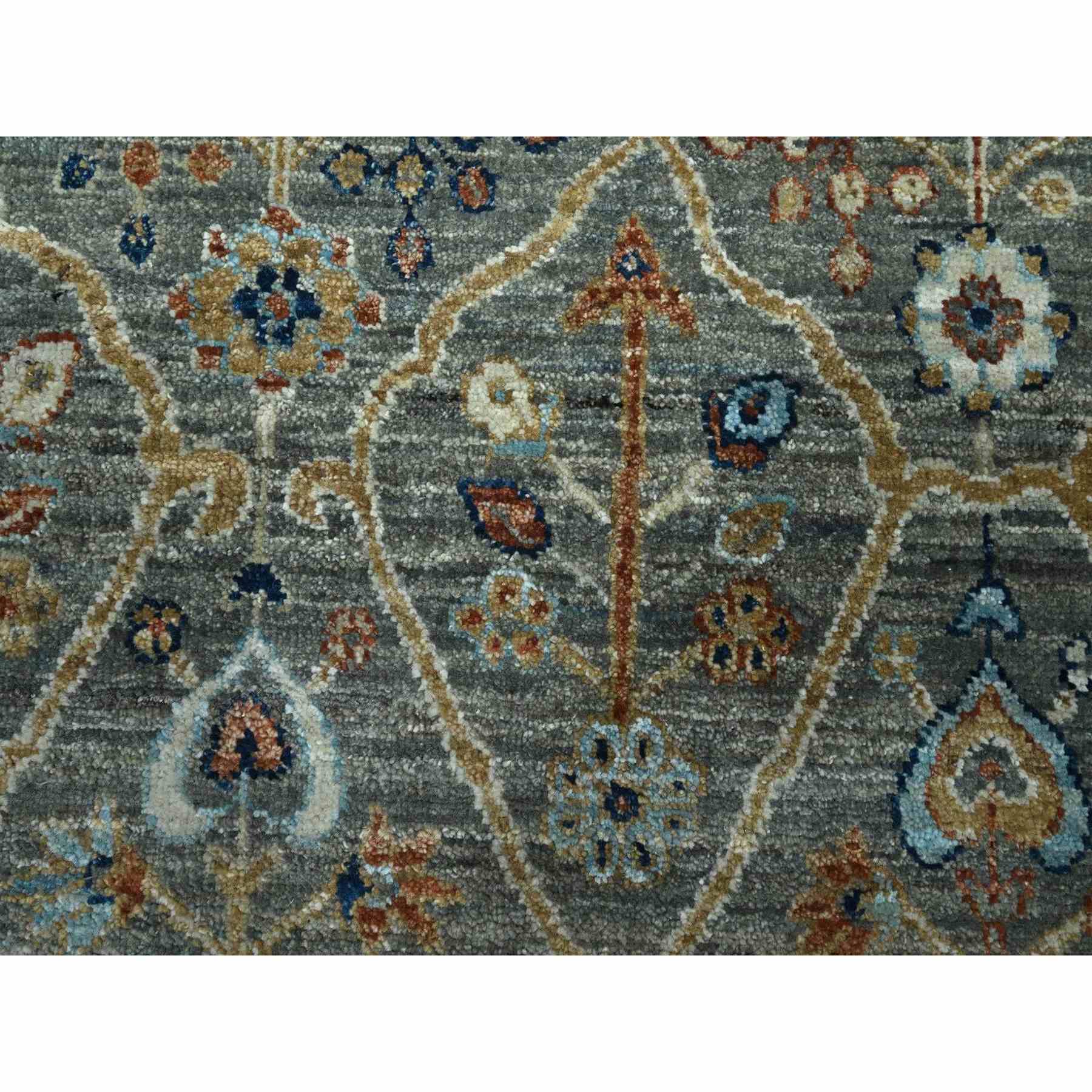 Oushak-And-Peshawar-Hand-Knotted-Rug-383955