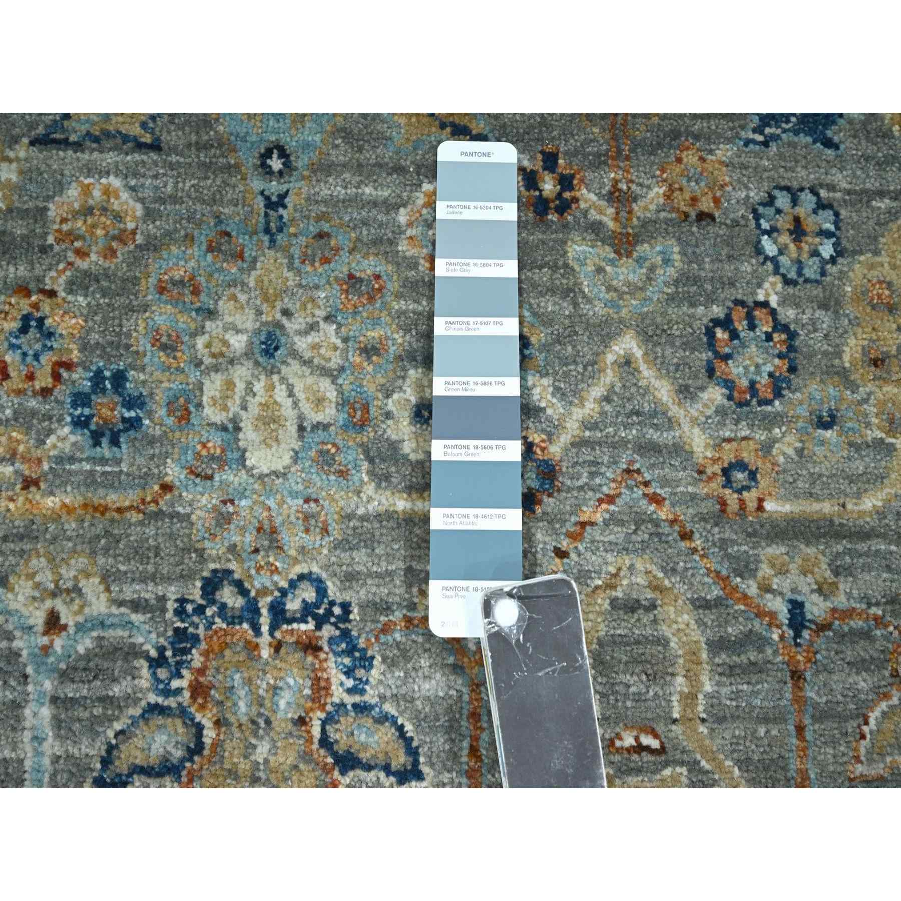 Oushak-And-Peshawar-Hand-Knotted-Rug-384005
