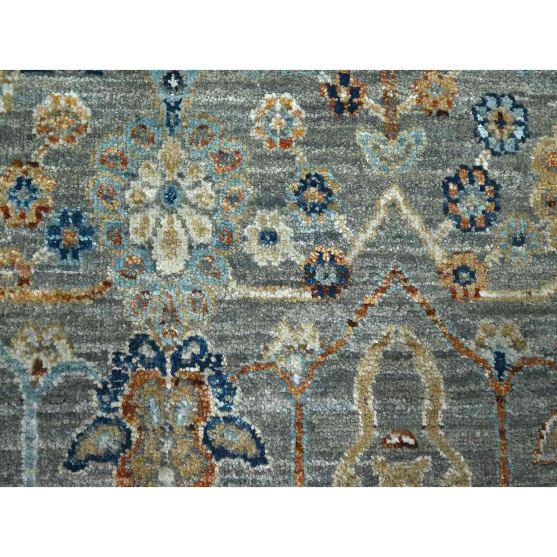 Oushak-And-Peshawar-Hand-Knotted-Rug-384005