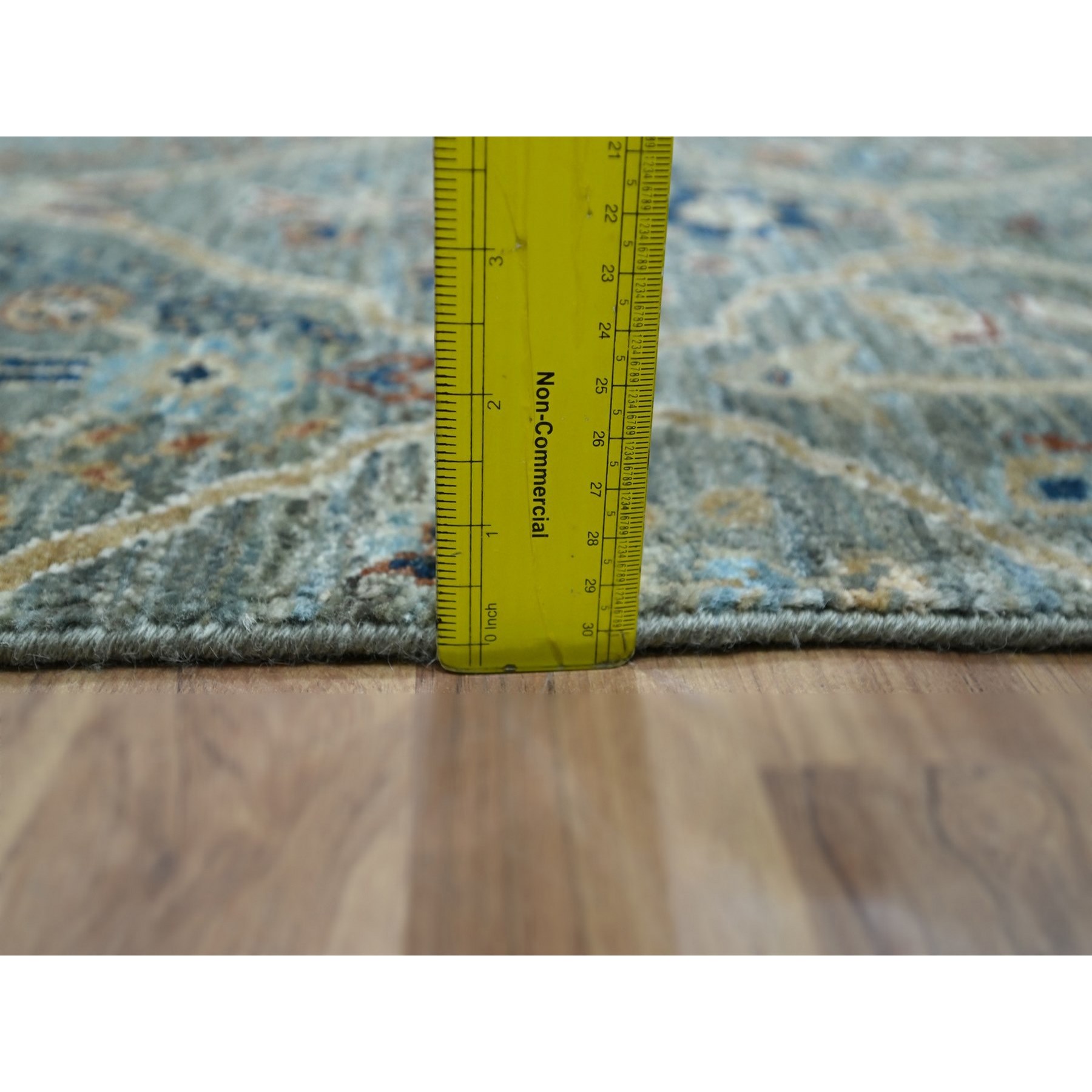 Oushak-And-Peshawar-Hand-Knotted-Rug-384130
