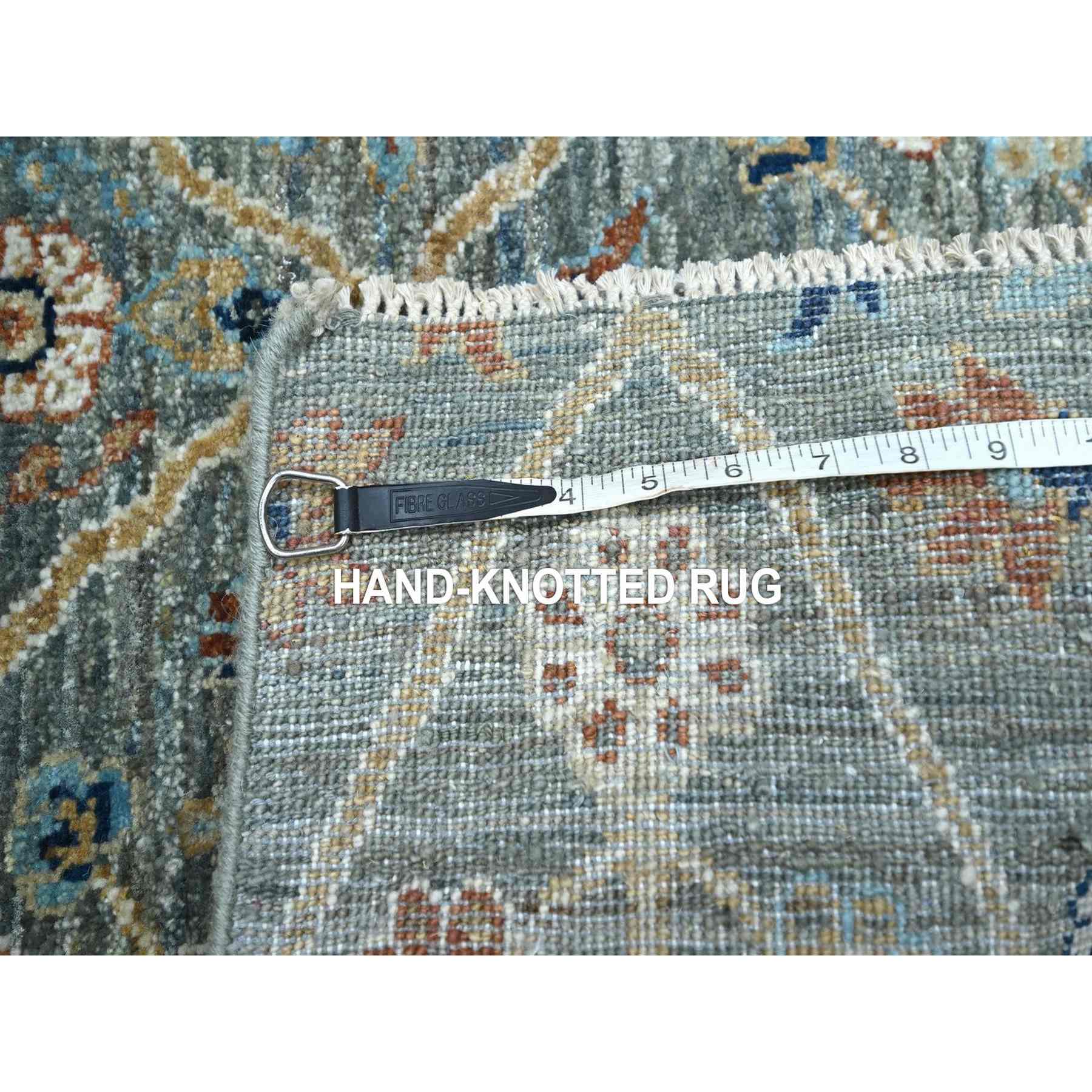 Oushak-And-Peshawar-Hand-Knotted-Rug-384130