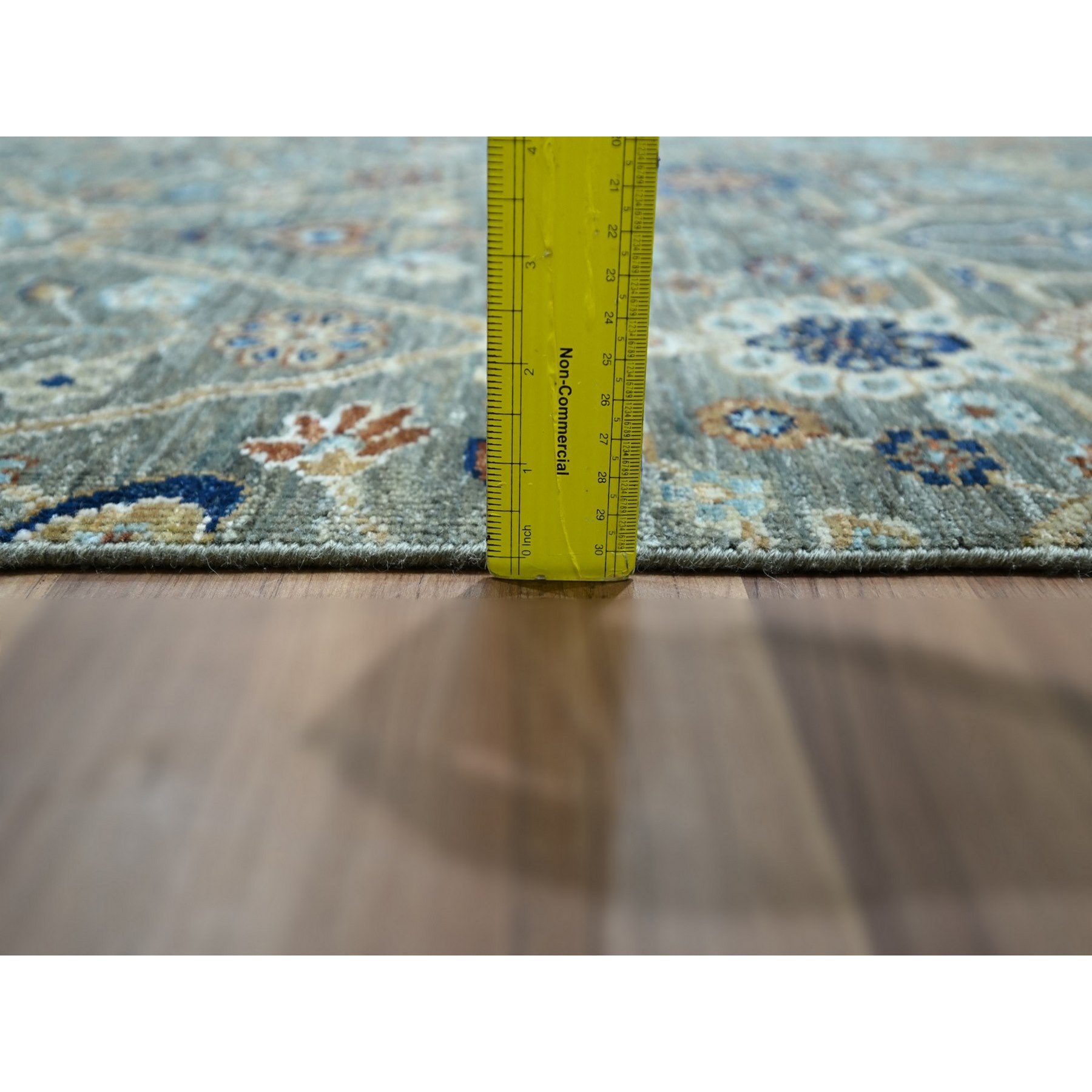 Oushak-And-Peshawar-Hand-Knotted-Rug-384230