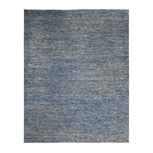 Aegean Blue, Kohinoor Herat Pattern, Small Geometric Repetitive Diamond Design, Soft Wool, Tone On Tone, Hand Knotted, Oriental 