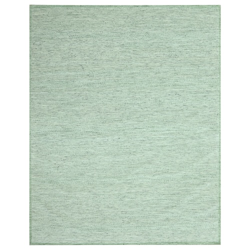 Basil Green, 100% Wool, Oxidized and Distressed Grass Design with Exposed Warps, Hand Knotted, Oversized, XL, Oriental 
