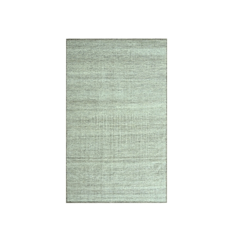 Beaver Brown, 100% Wool, Hand Knotted, Oxidized and Distressed Grass Design with Exposed Warps, Mat, Sample, Oriental 