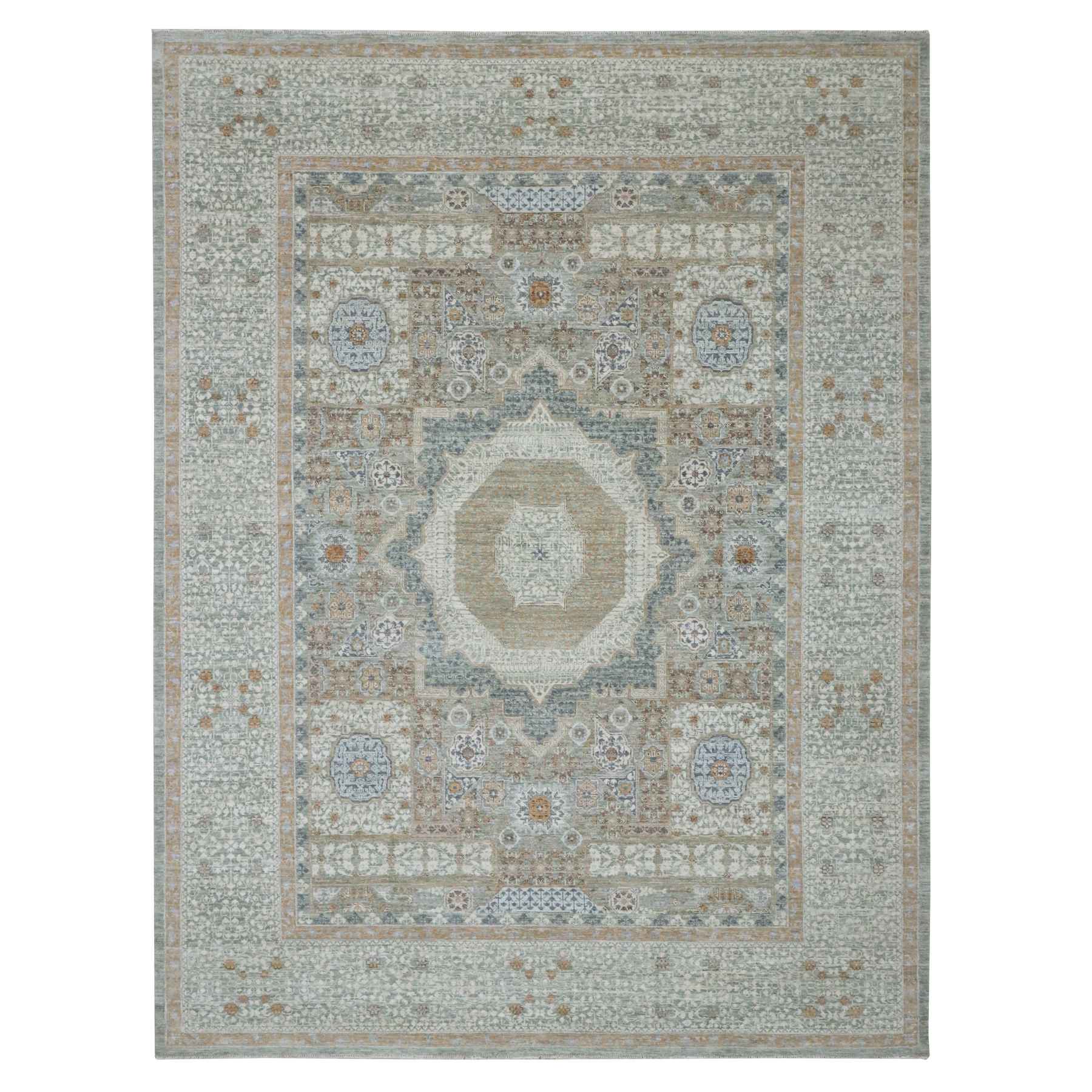 Mamluk-Hand-Knotted-Rug-385500