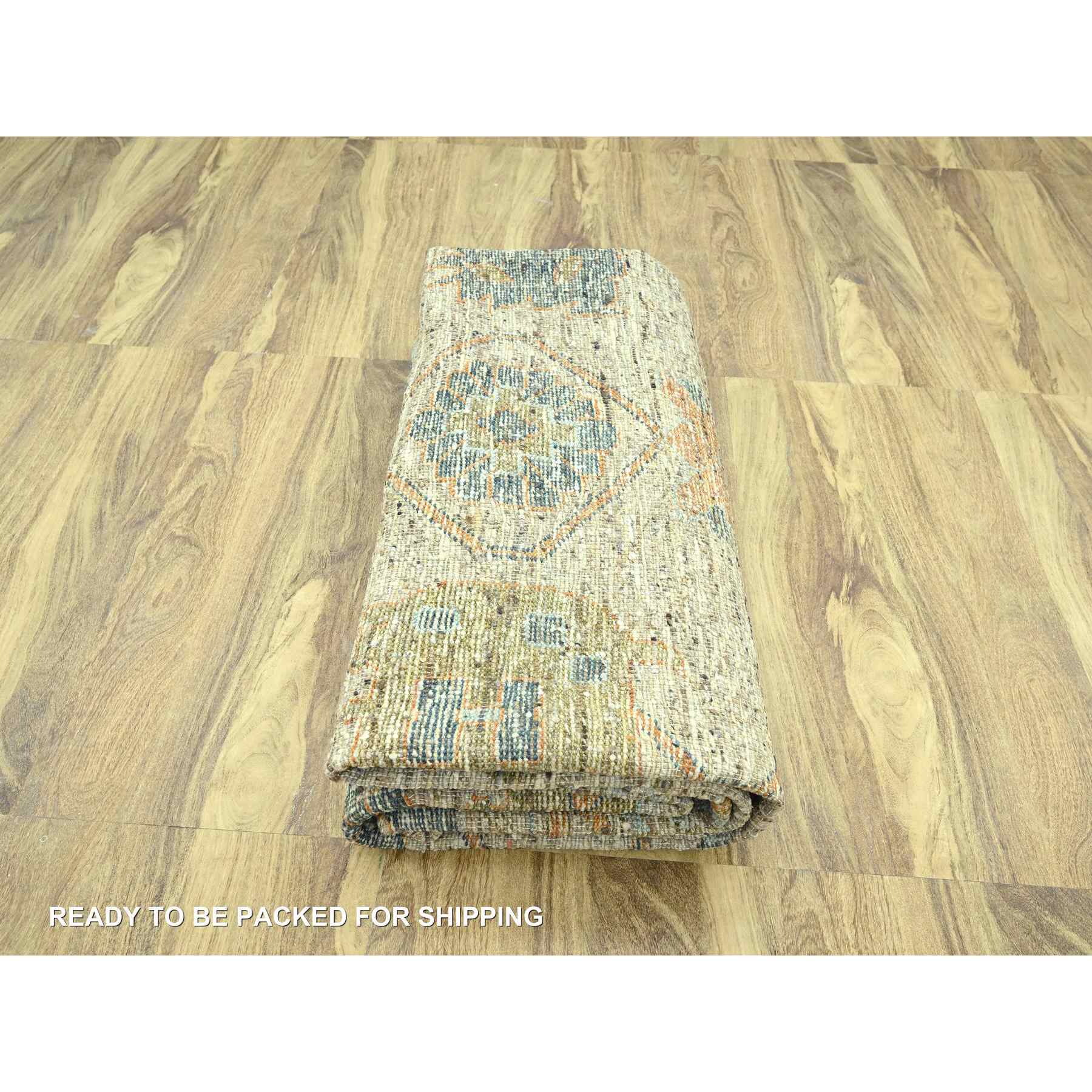 Oushak-And-Peshawar-Hand-Knotted-Rug-385025
