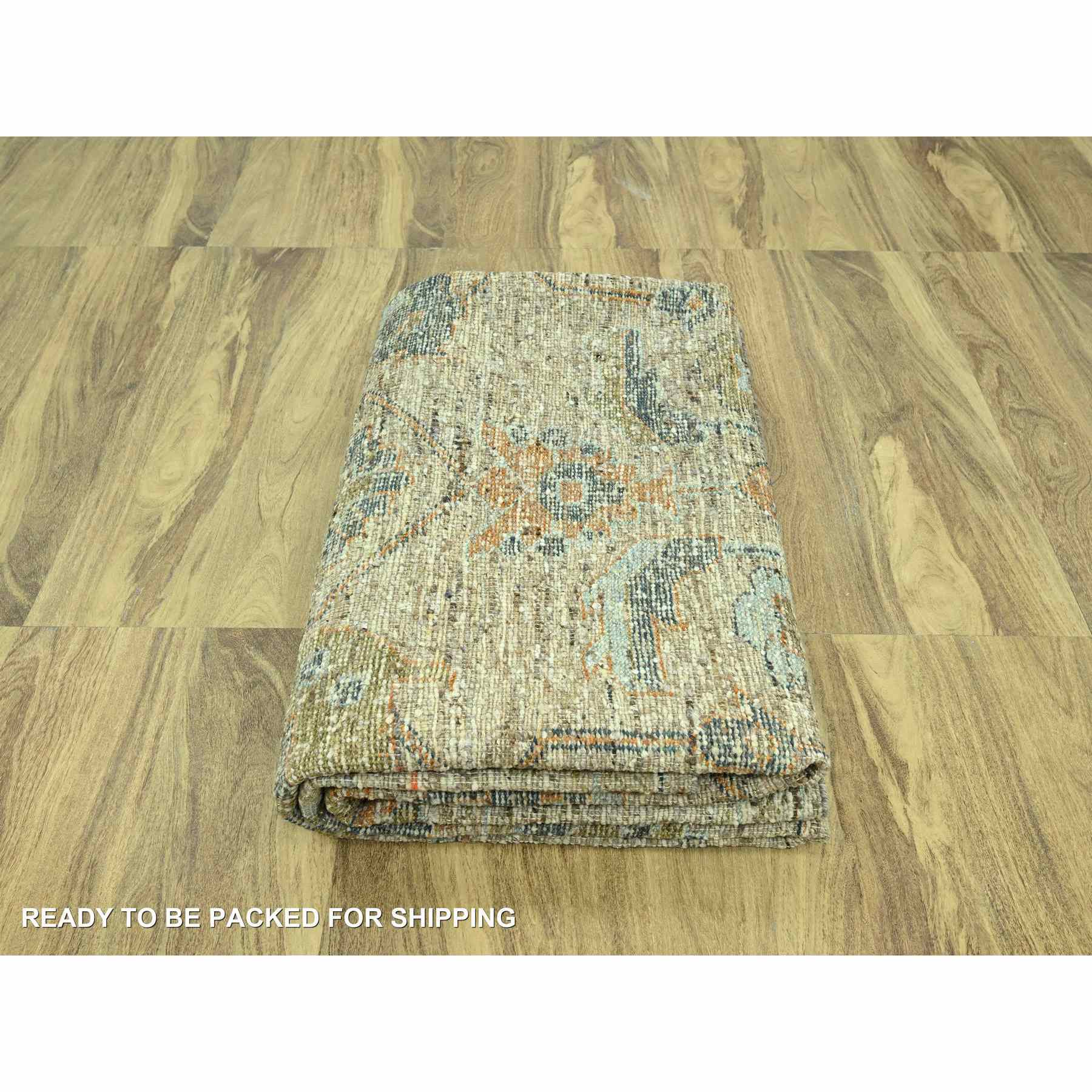 Oushak-And-Peshawar-Hand-Knotted-Rug-385030