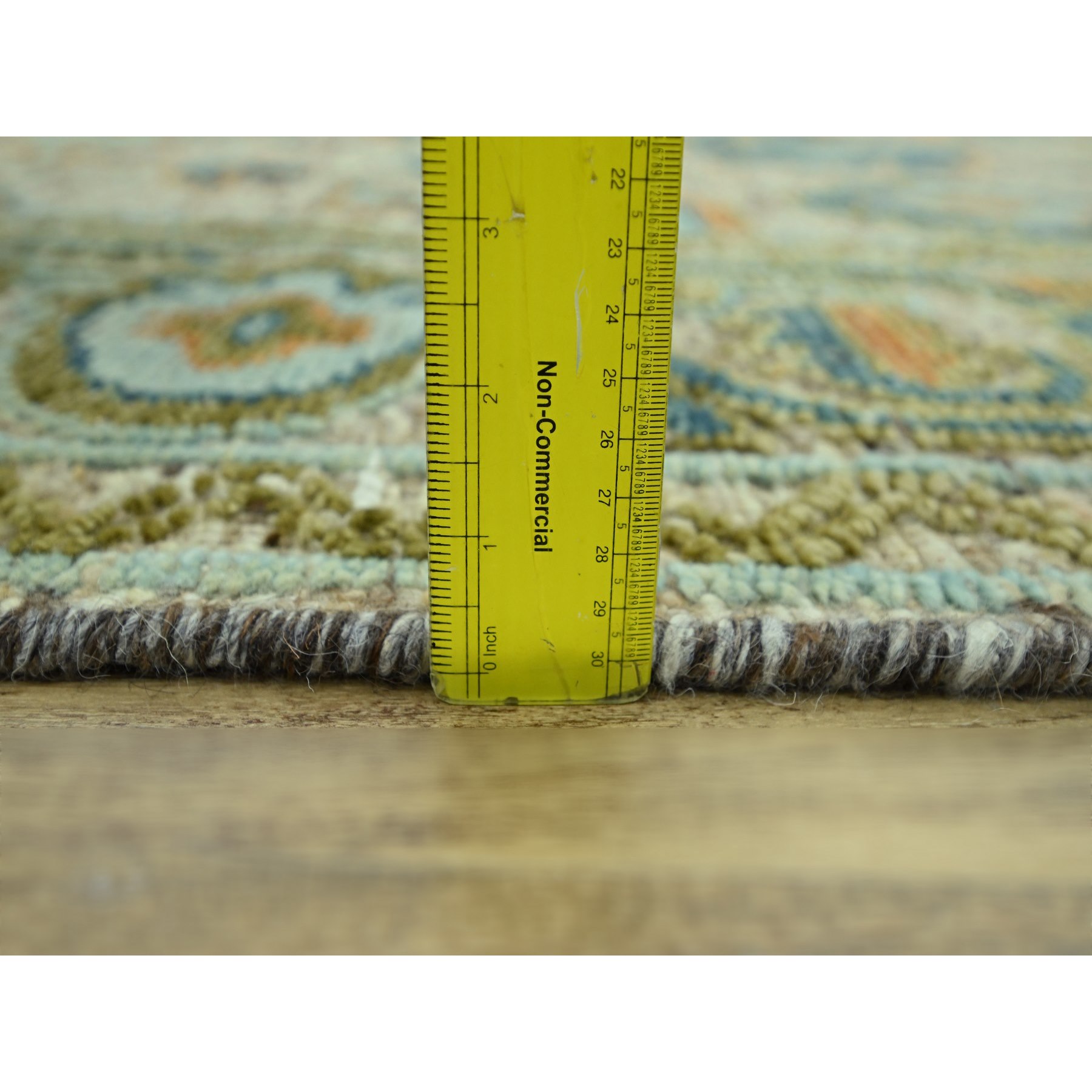 Oushak-And-Peshawar-Hand-Knotted-Rug-385035
