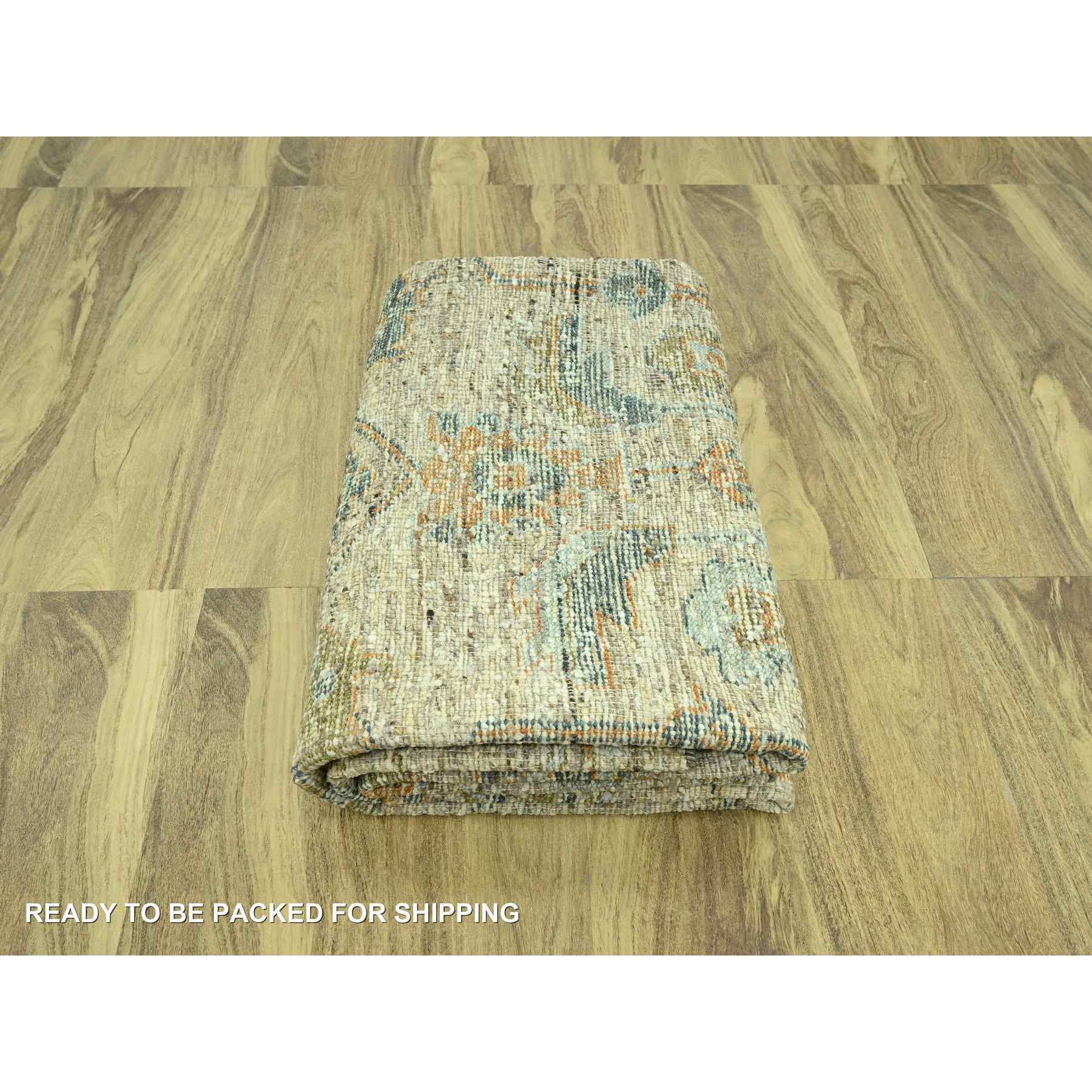 Oushak-And-Peshawar-Hand-Knotted-Rug-385040