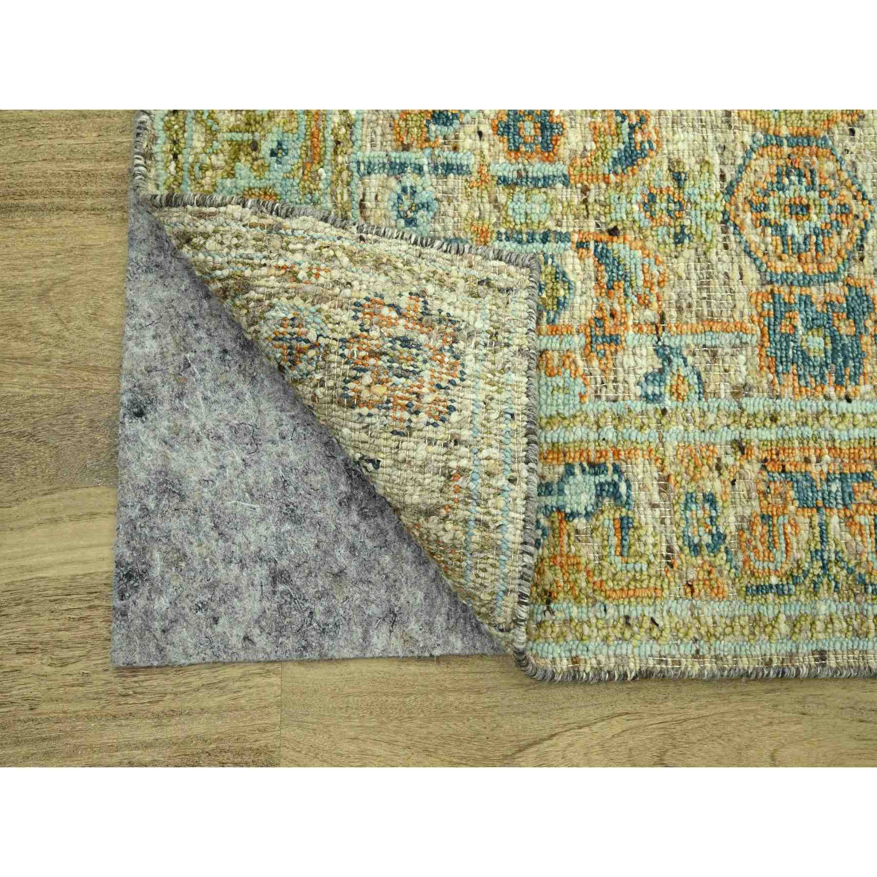 Oushak-And-Peshawar-Hand-Knotted-Rug-385110