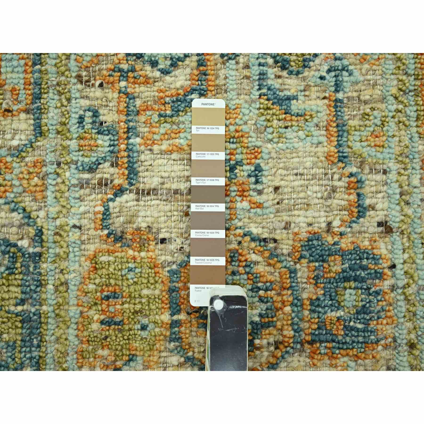 Oushak-And-Peshawar-Hand-Knotted-Rug-385110