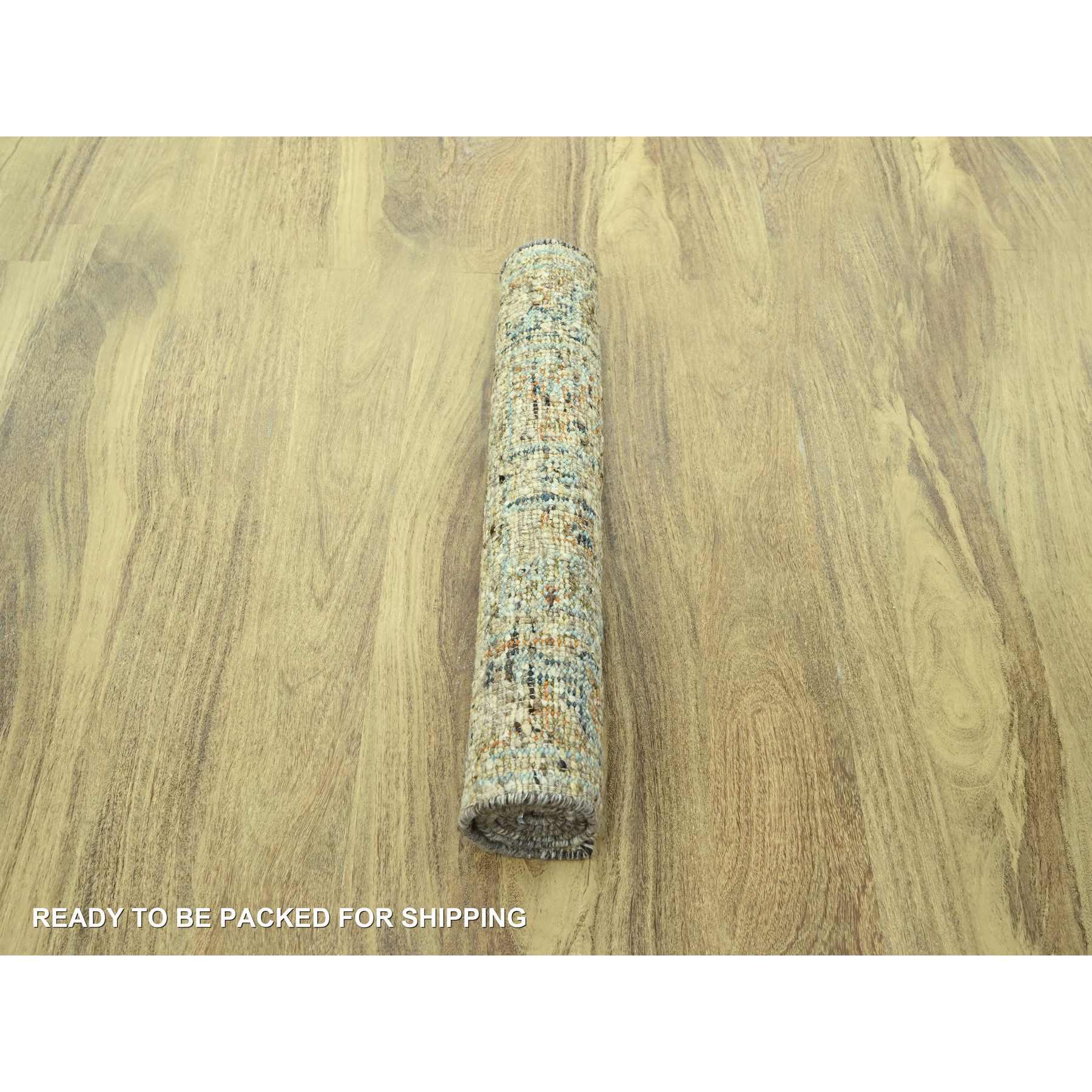 Oushak-And-Peshawar-Hand-Knotted-Rug-385110