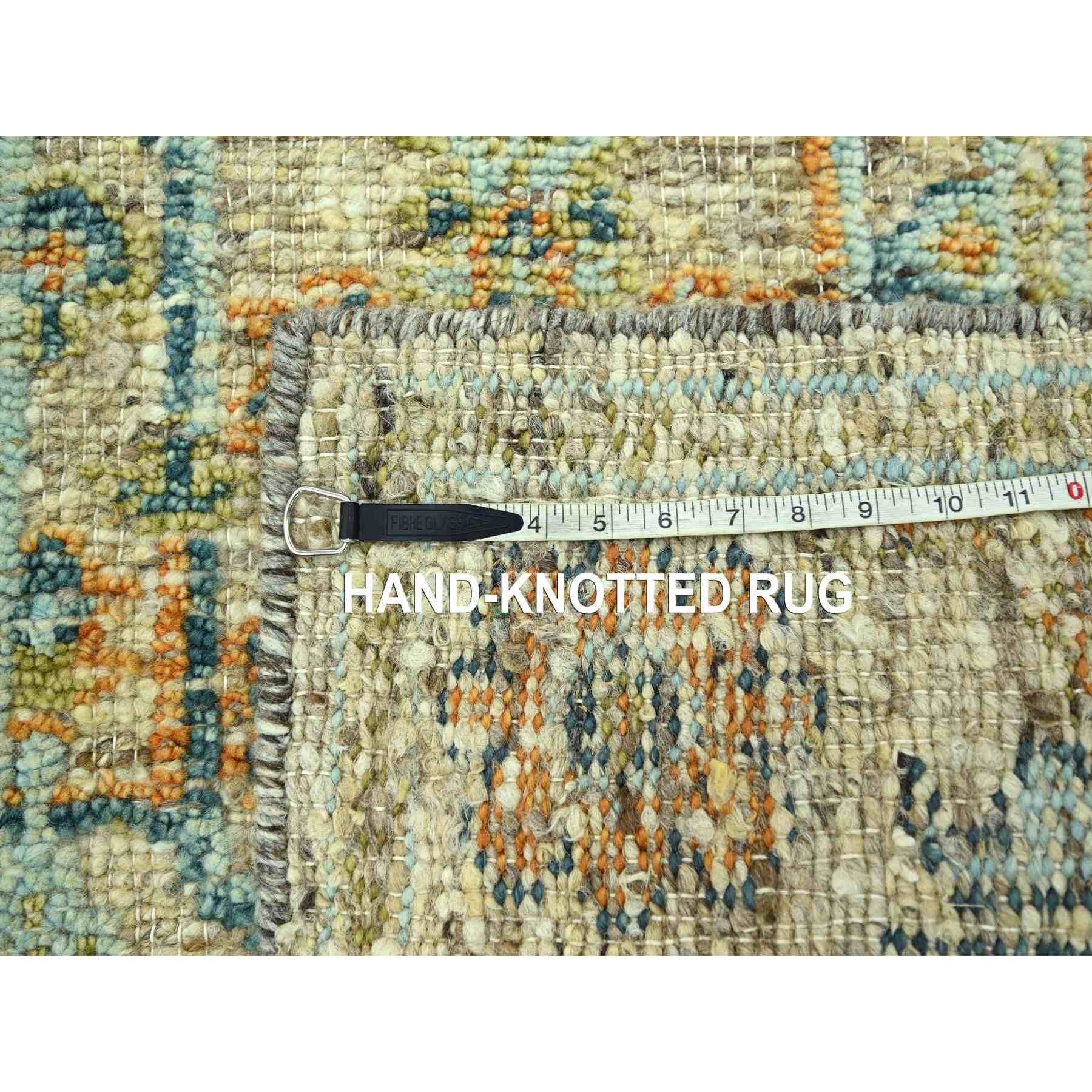 Oushak-And-Peshawar-Hand-Knotted-Rug-385110