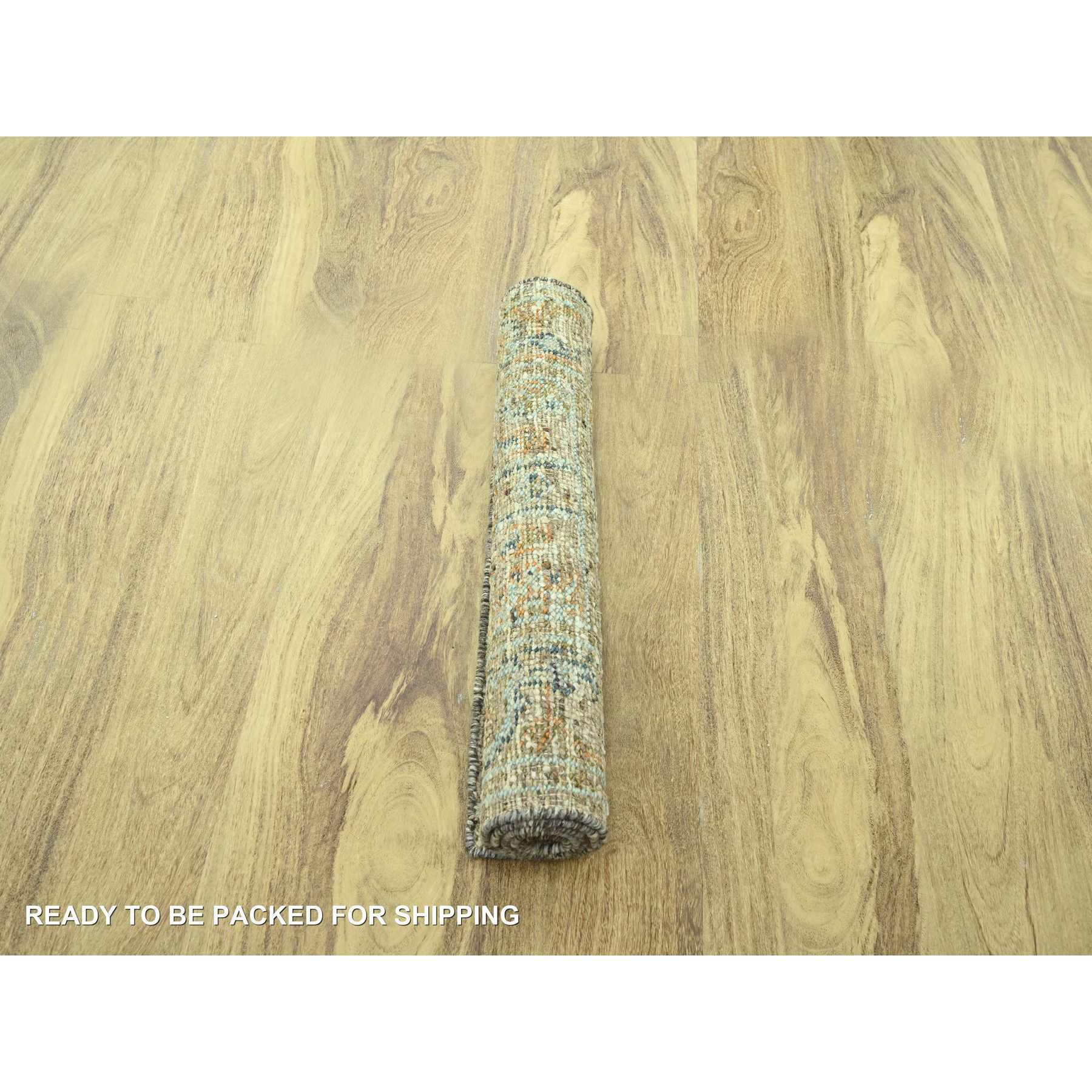 Oushak-And-Peshawar-Hand-Knotted-Rug-385120