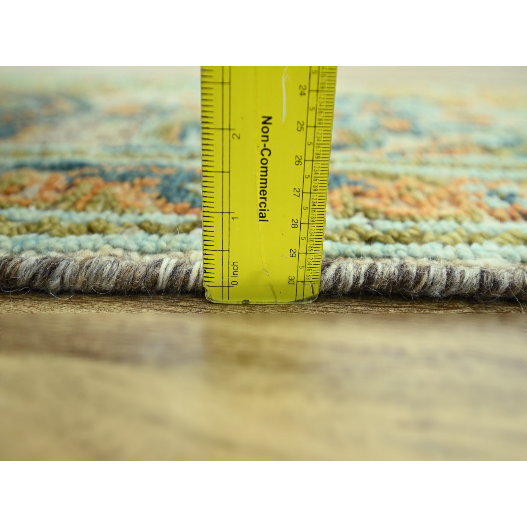 Oushak-And-Peshawar-Hand-Knotted-Rug-385135