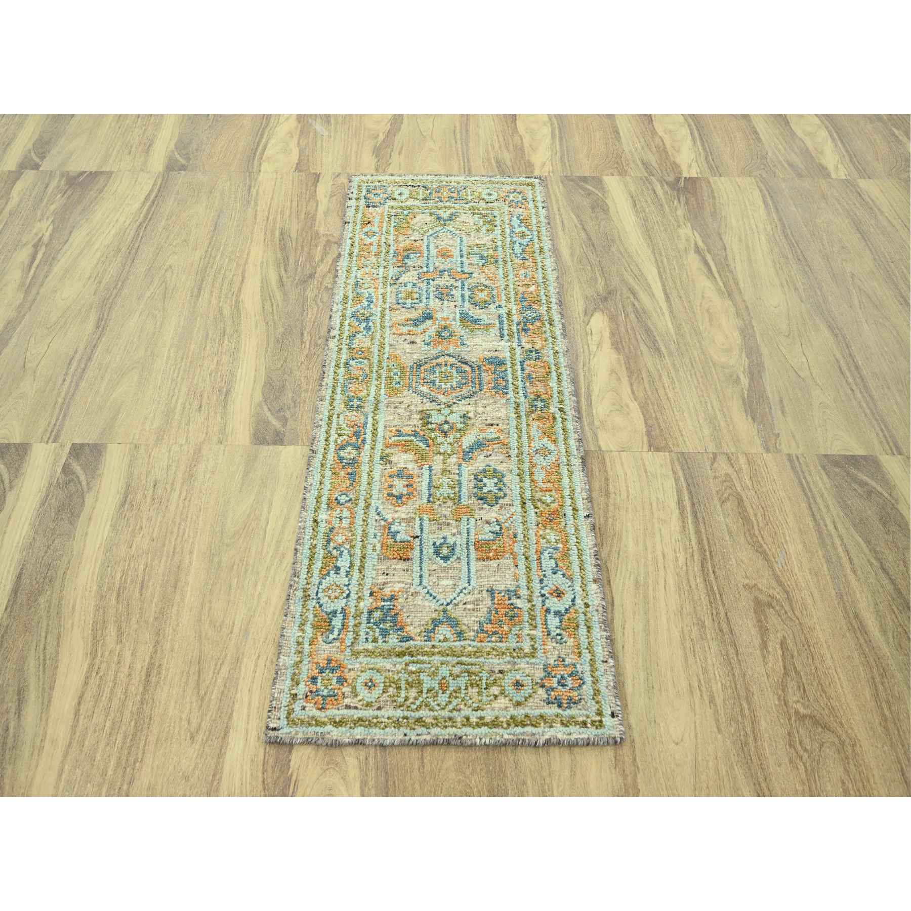 Oushak-And-Peshawar-Hand-Knotted-Rug-385140