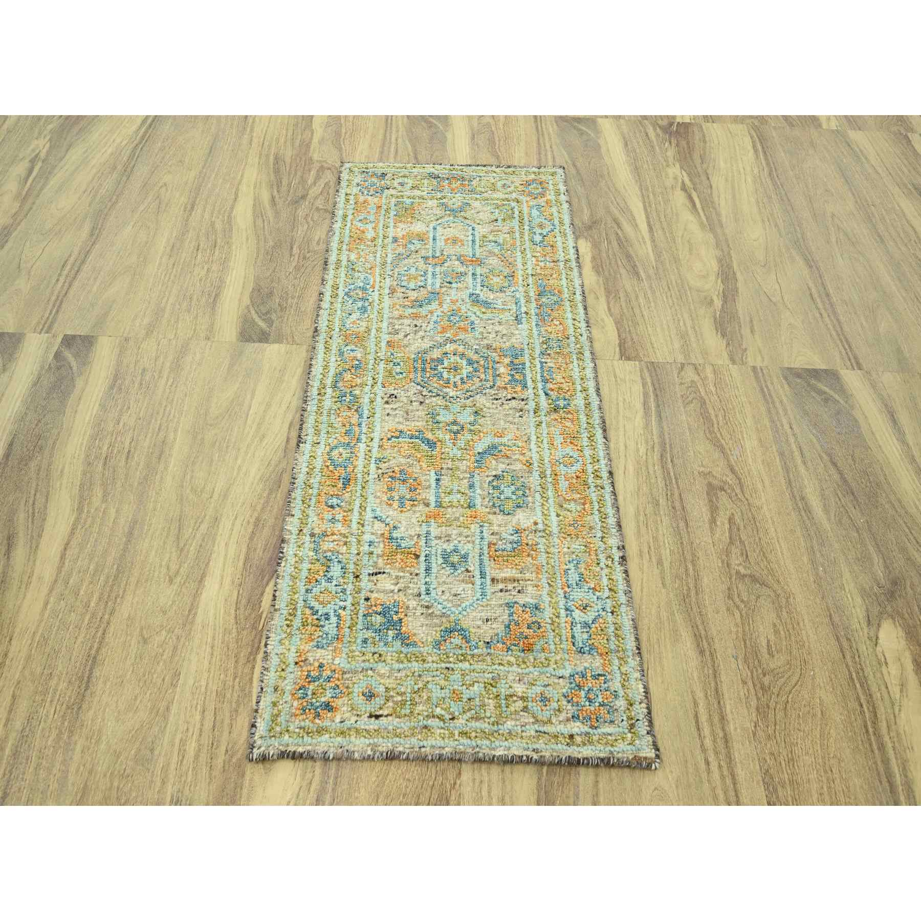 Oushak-And-Peshawar-Hand-Knotted-Rug-385150