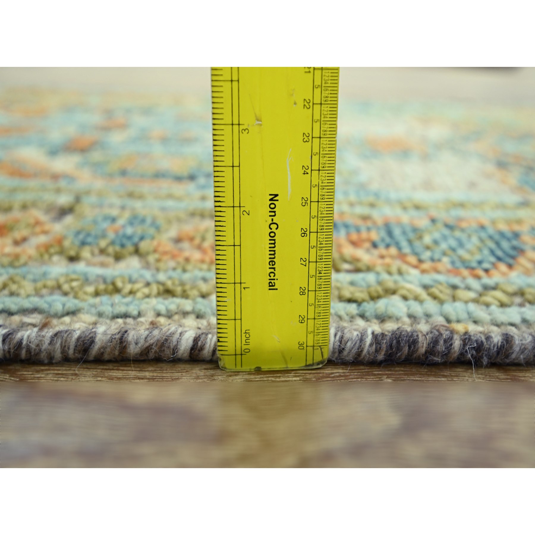 Oushak-And-Peshawar-Hand-Knotted-Rug-385165