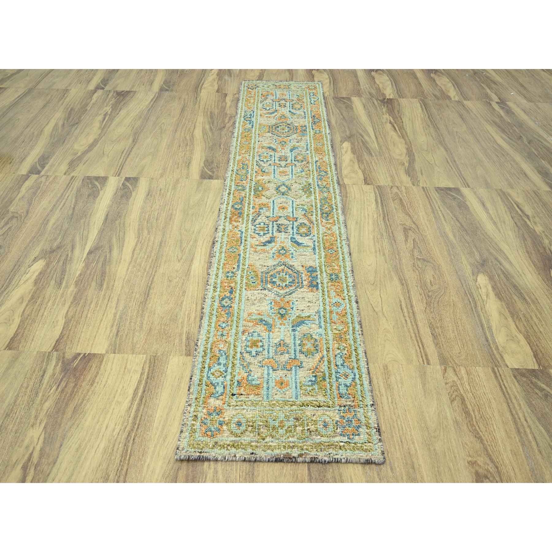 Oushak-And-Peshawar-Hand-Knotted-Rug-385175