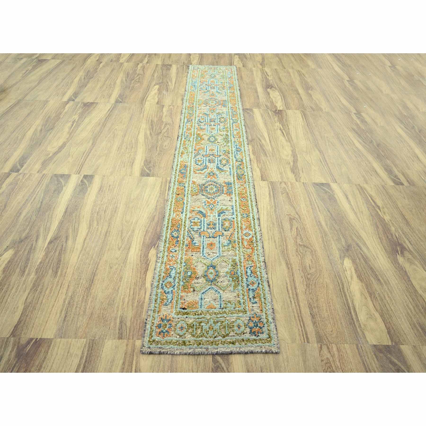 Oushak-And-Peshawar-Hand-Knotted-Rug-385185