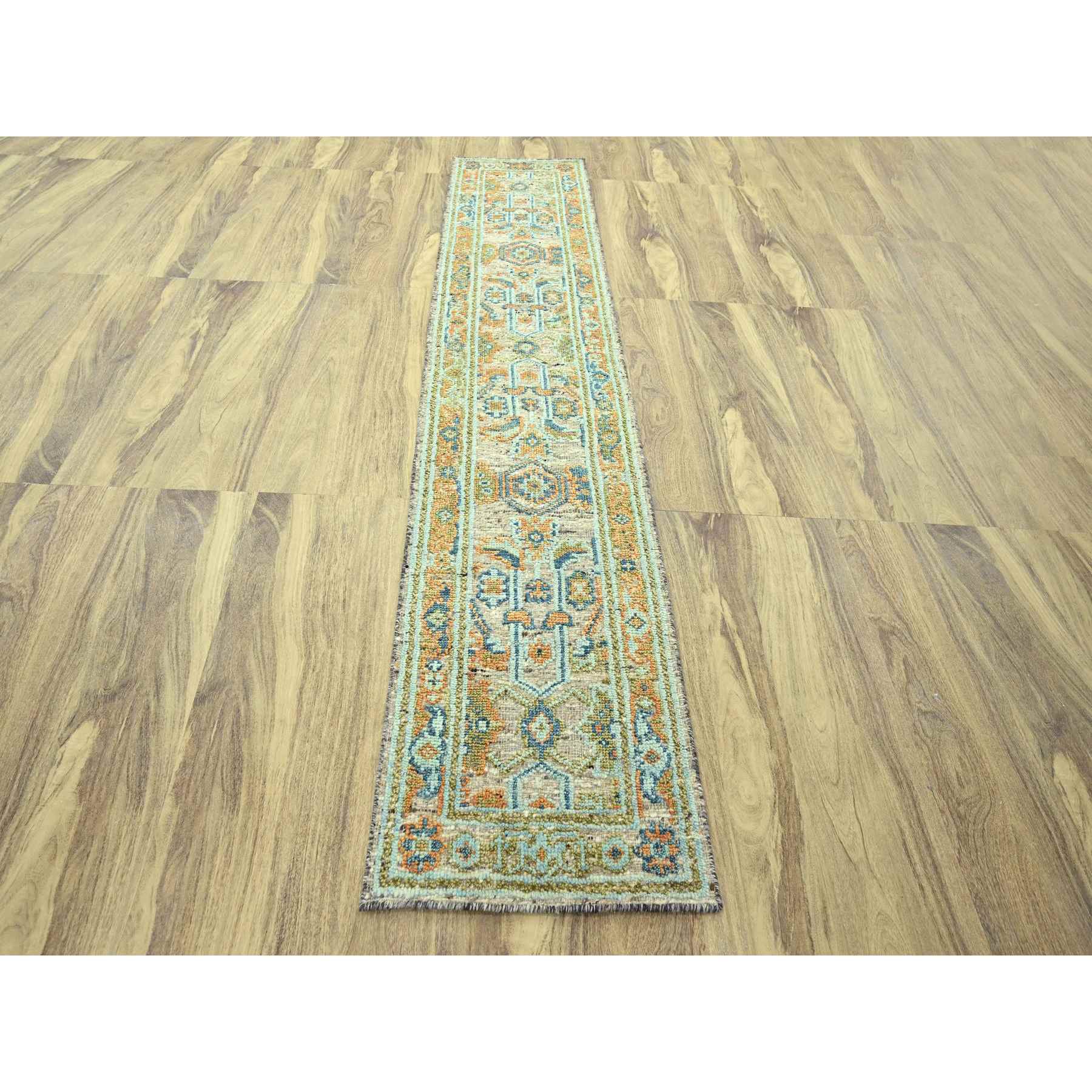 Oushak-And-Peshawar-Hand-Knotted-Rug-385190