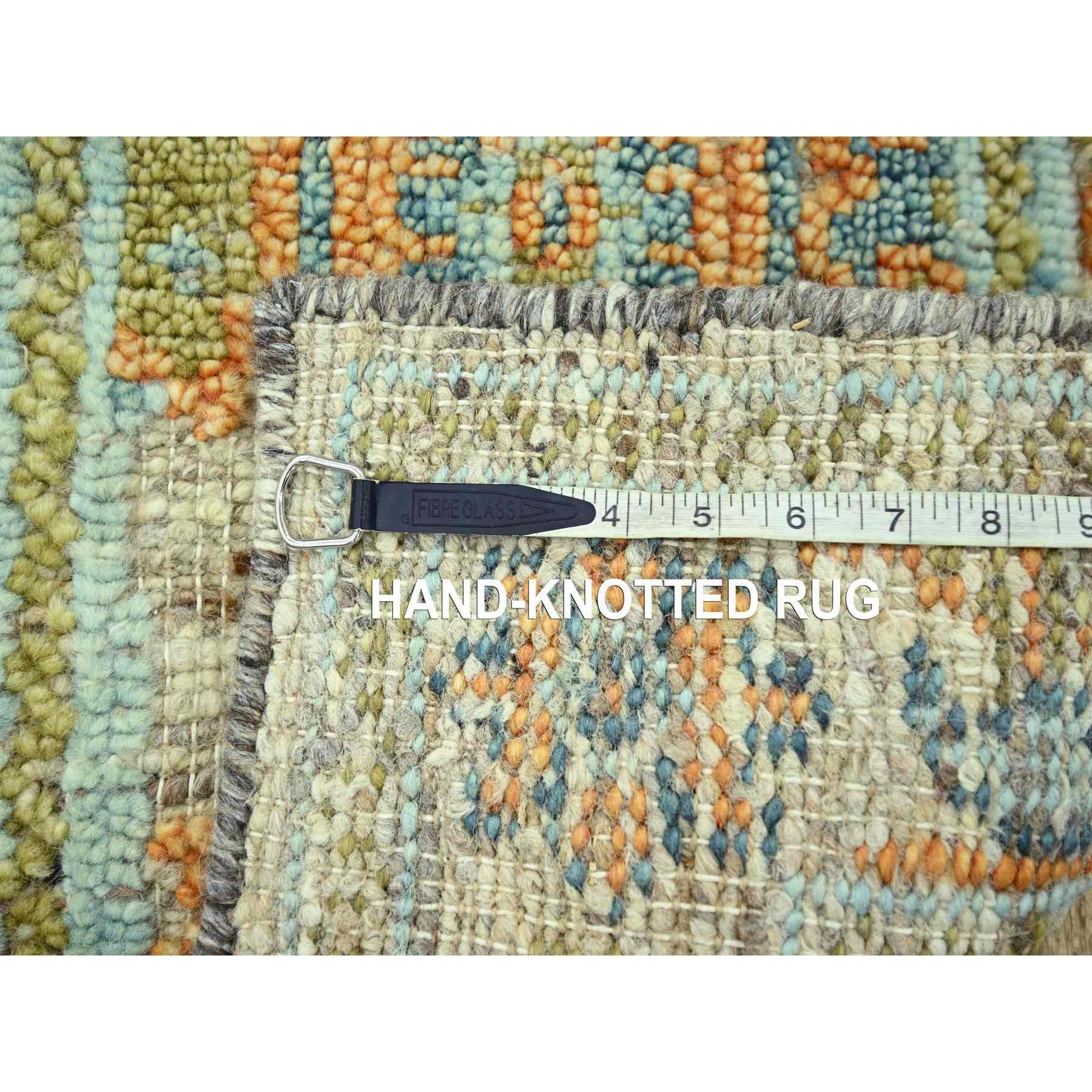 Oushak-And-Peshawar-Hand-Knotted-Rug-385215