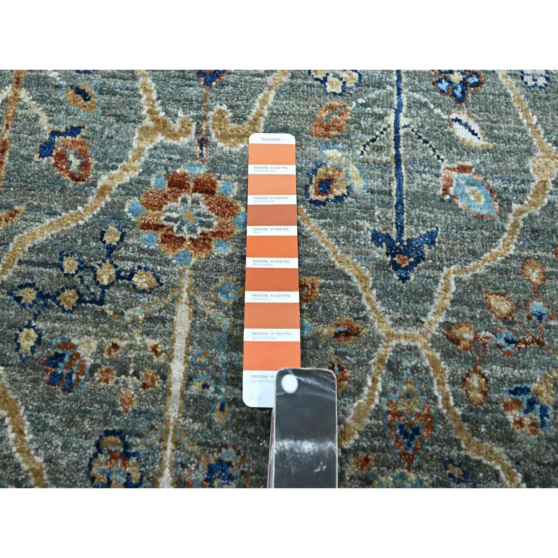 Oushak-And-Peshawar-Hand-Knotted-Rug-385435