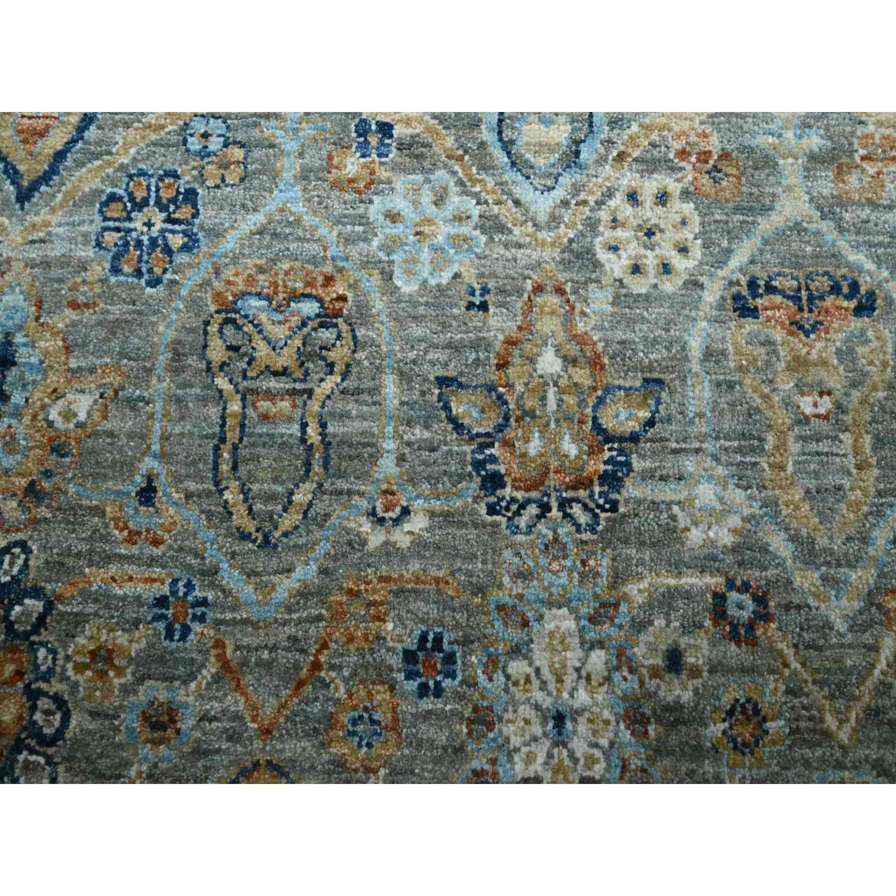 Oushak-And-Peshawar-Hand-Knotted-Rug-385445