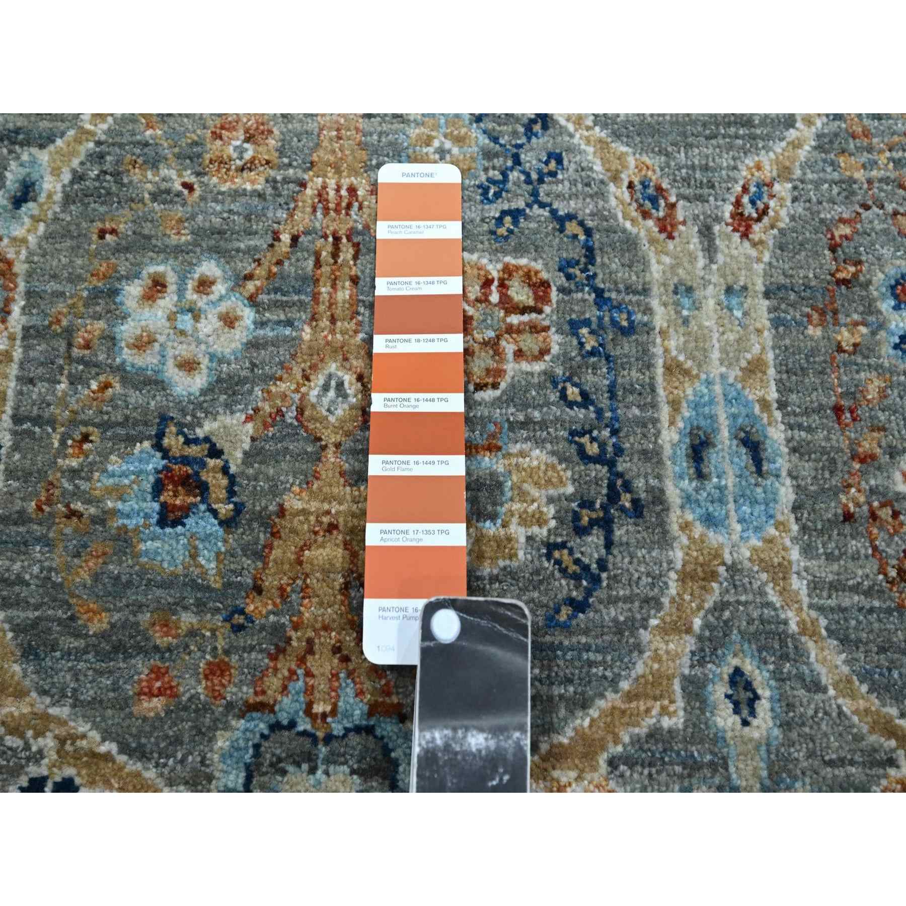 Oushak-And-Peshawar-Hand-Knotted-Rug-385480