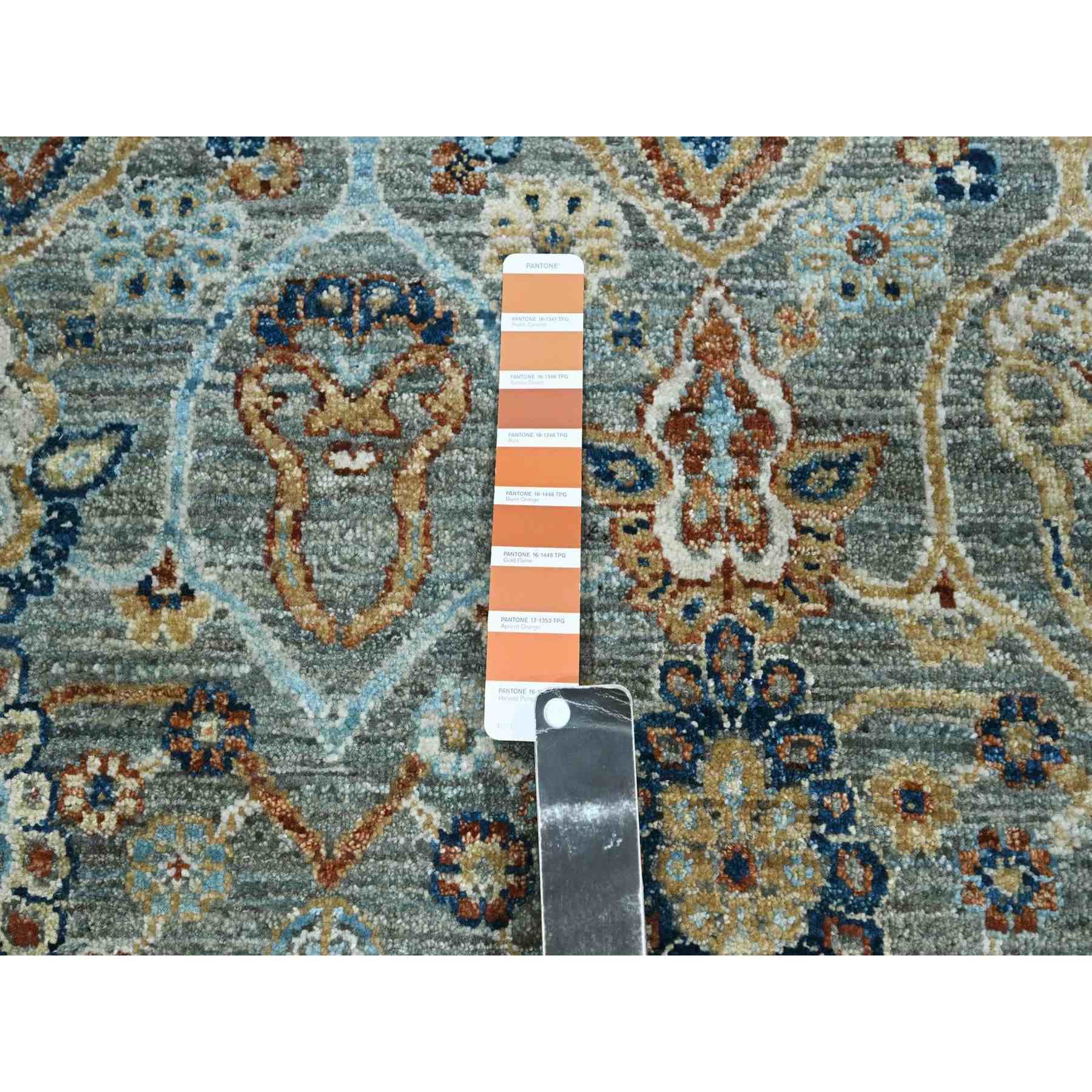 Oushak-And-Peshawar-Hand-Knotted-Rug-385530