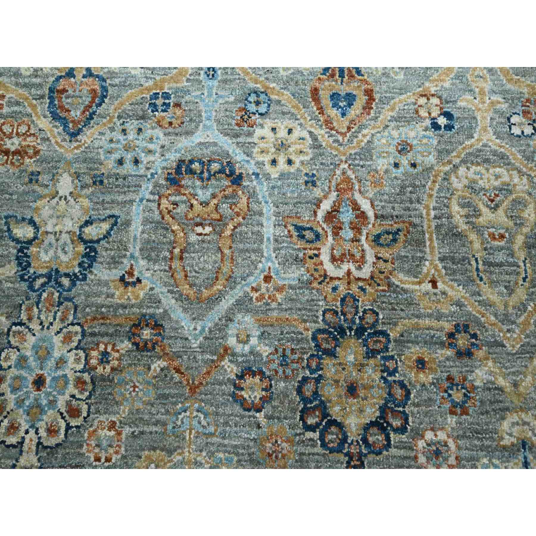 Oushak-And-Peshawar-Hand-Knotted-Rug-385530