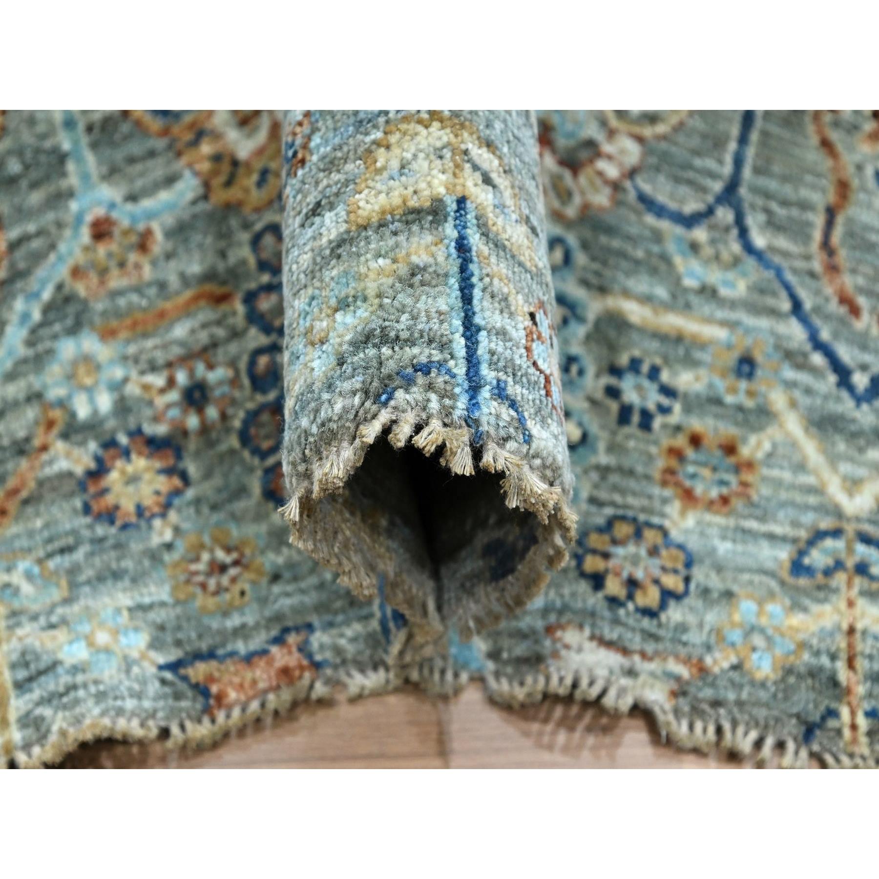 Oushak-And-Peshawar-Hand-Knotted-Rug-385560