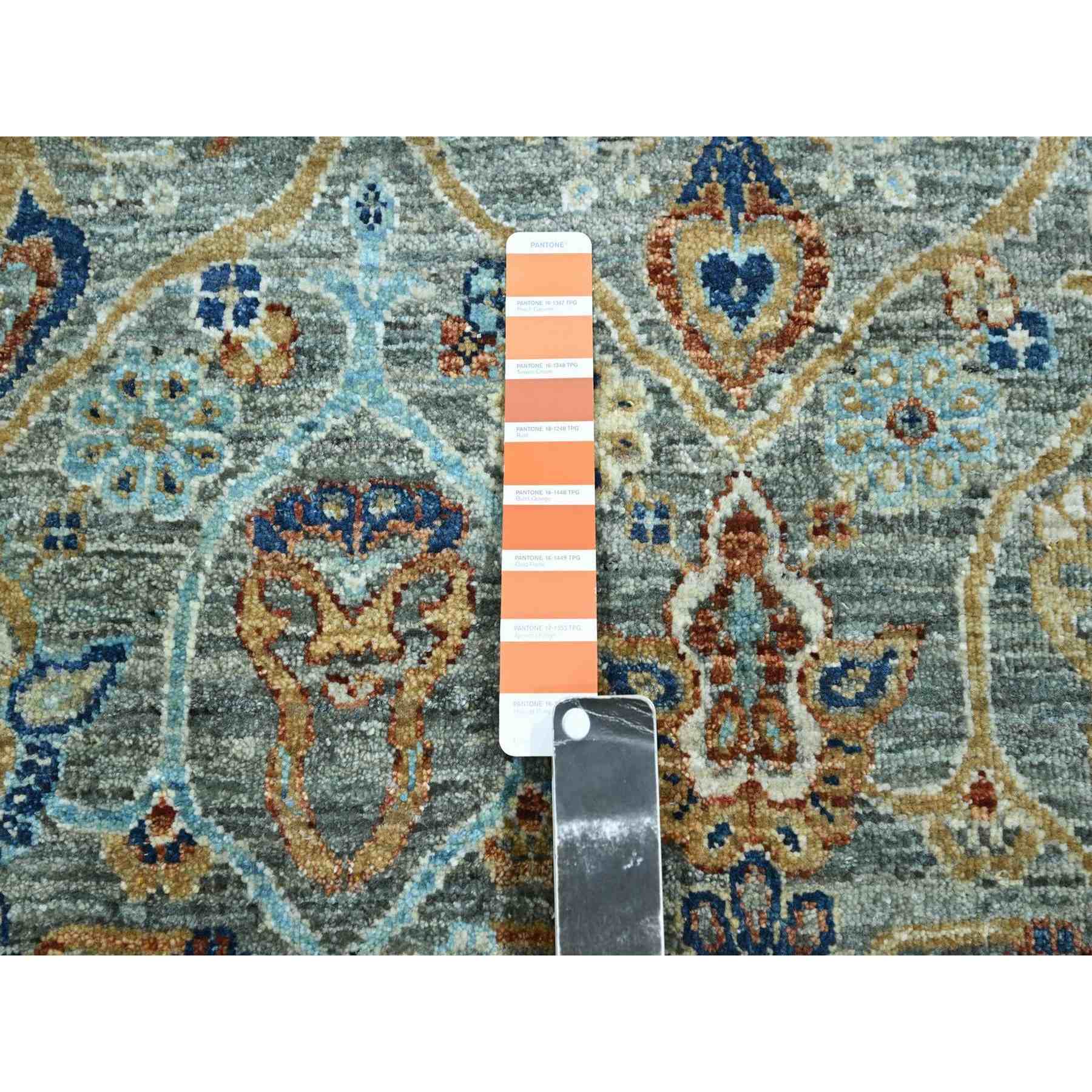 Oushak-And-Peshawar-Hand-Knotted-Rug-385560
