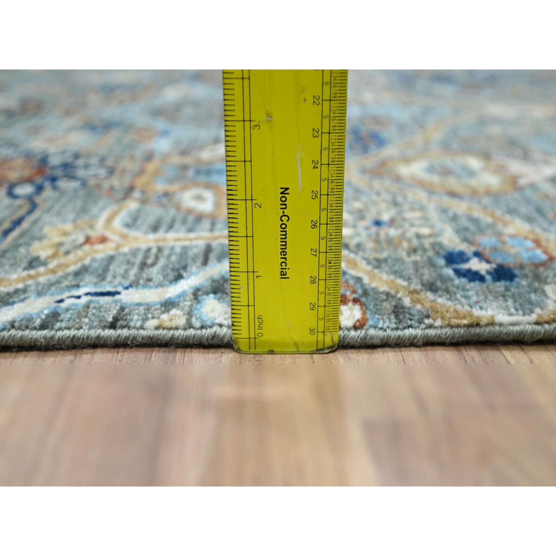 Oushak-And-Peshawar-Hand-Knotted-Rug-385565