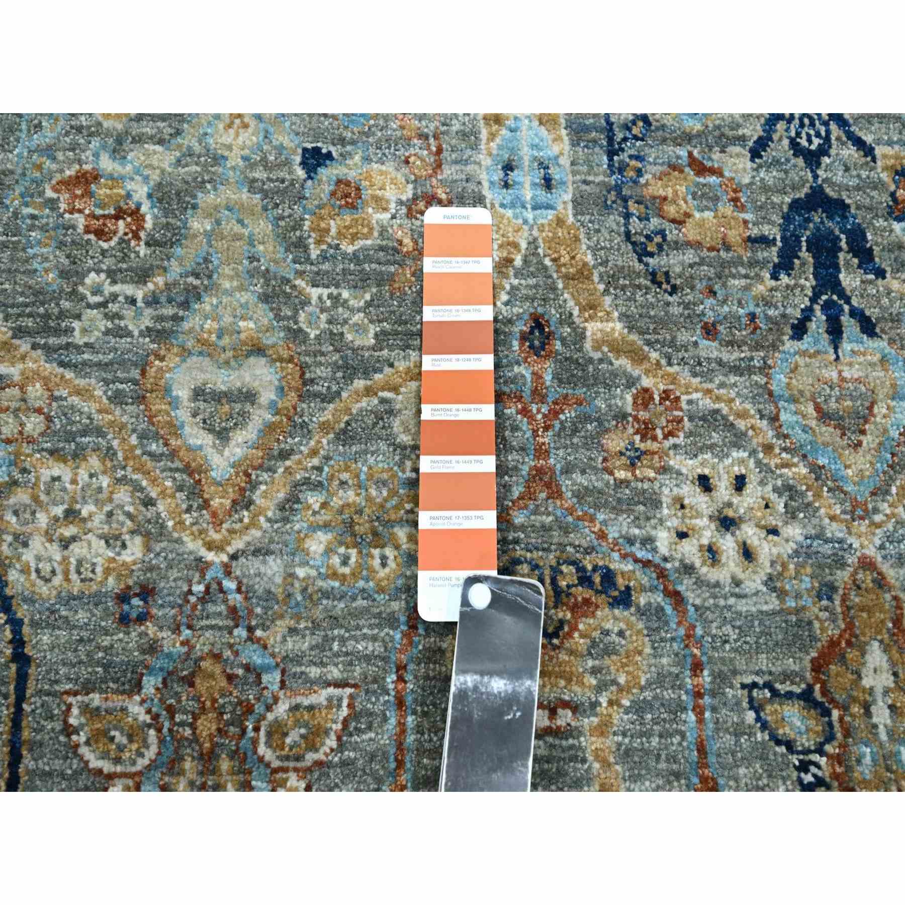 Oushak-And-Peshawar-Hand-Knotted-Rug-385580